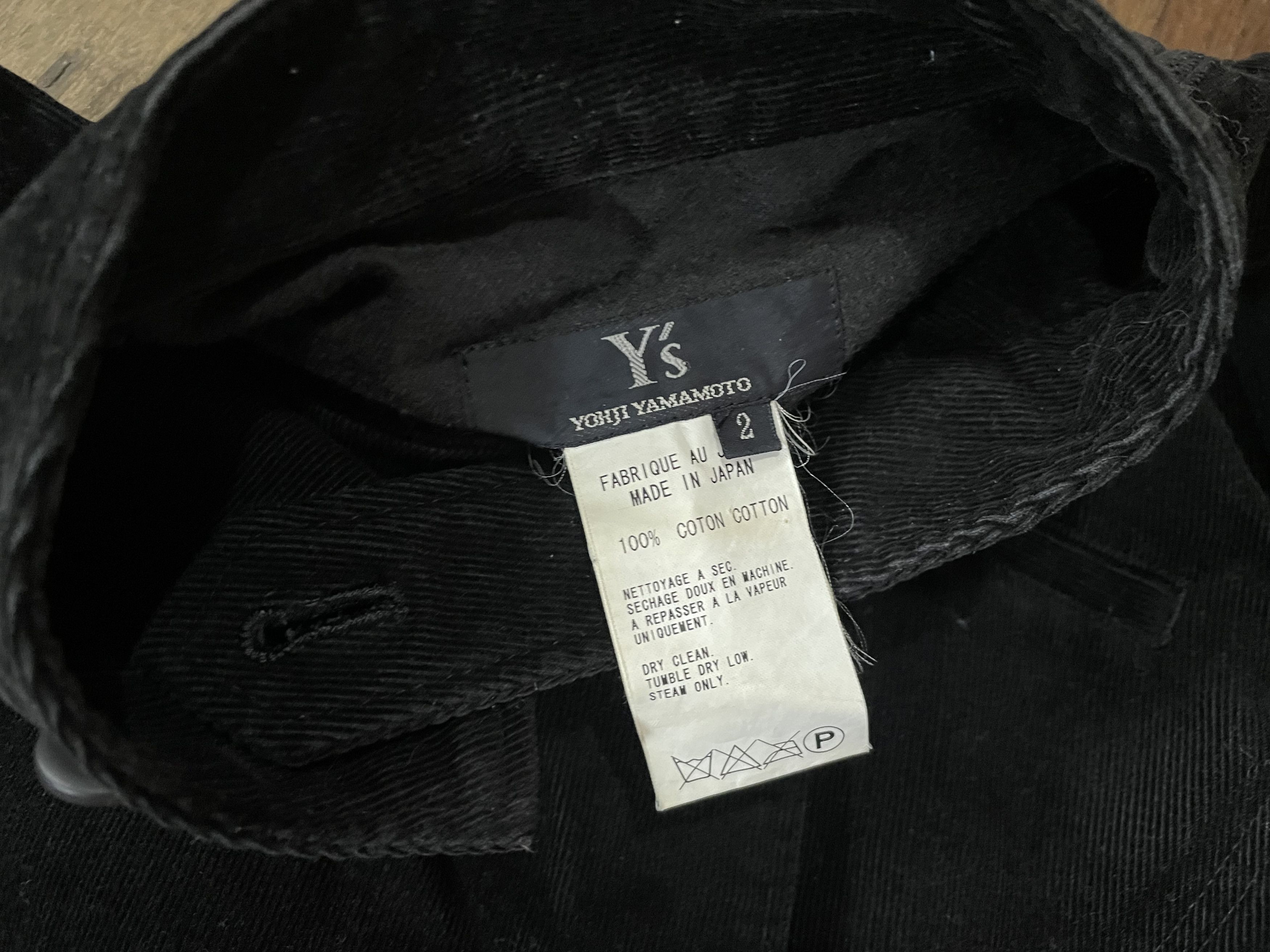Y's × Yohji Yamamoto Y's - Yohji Yamamoto Corduroy Biker Jacket Size US M / EU 48-50 / 2 - 8 Thumbnail