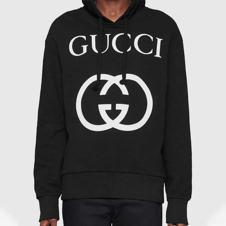 Gucci o1loc1c0925 Hooded Sweatshirt With Interlocking G in Black Size US XXS / EU 40 - 2 Thumbnail
