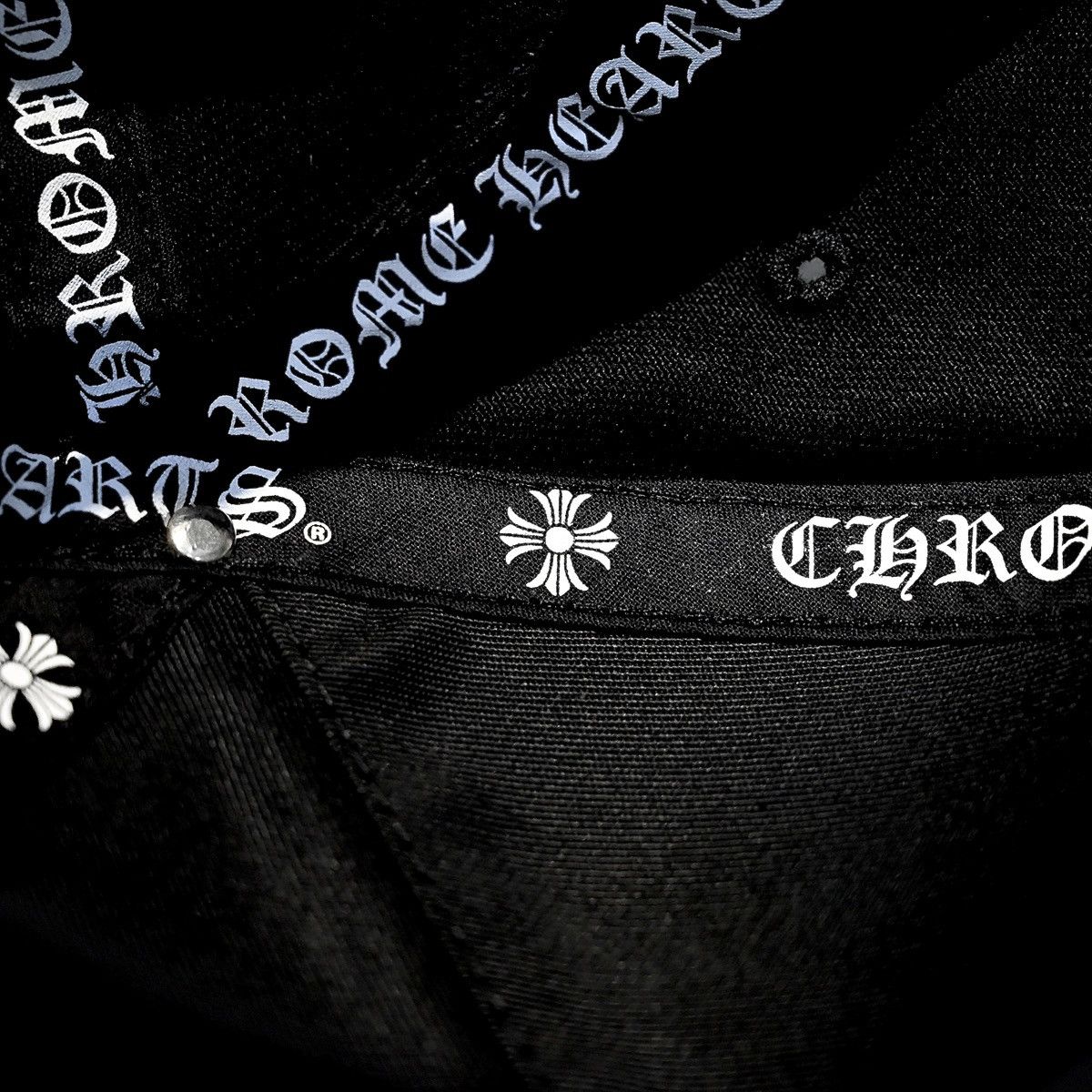 Chrome Hearts CHROME HEARTS HORSESHOE DENIM HAT BLACK Size ONE SIZE - 7 Thumbnail