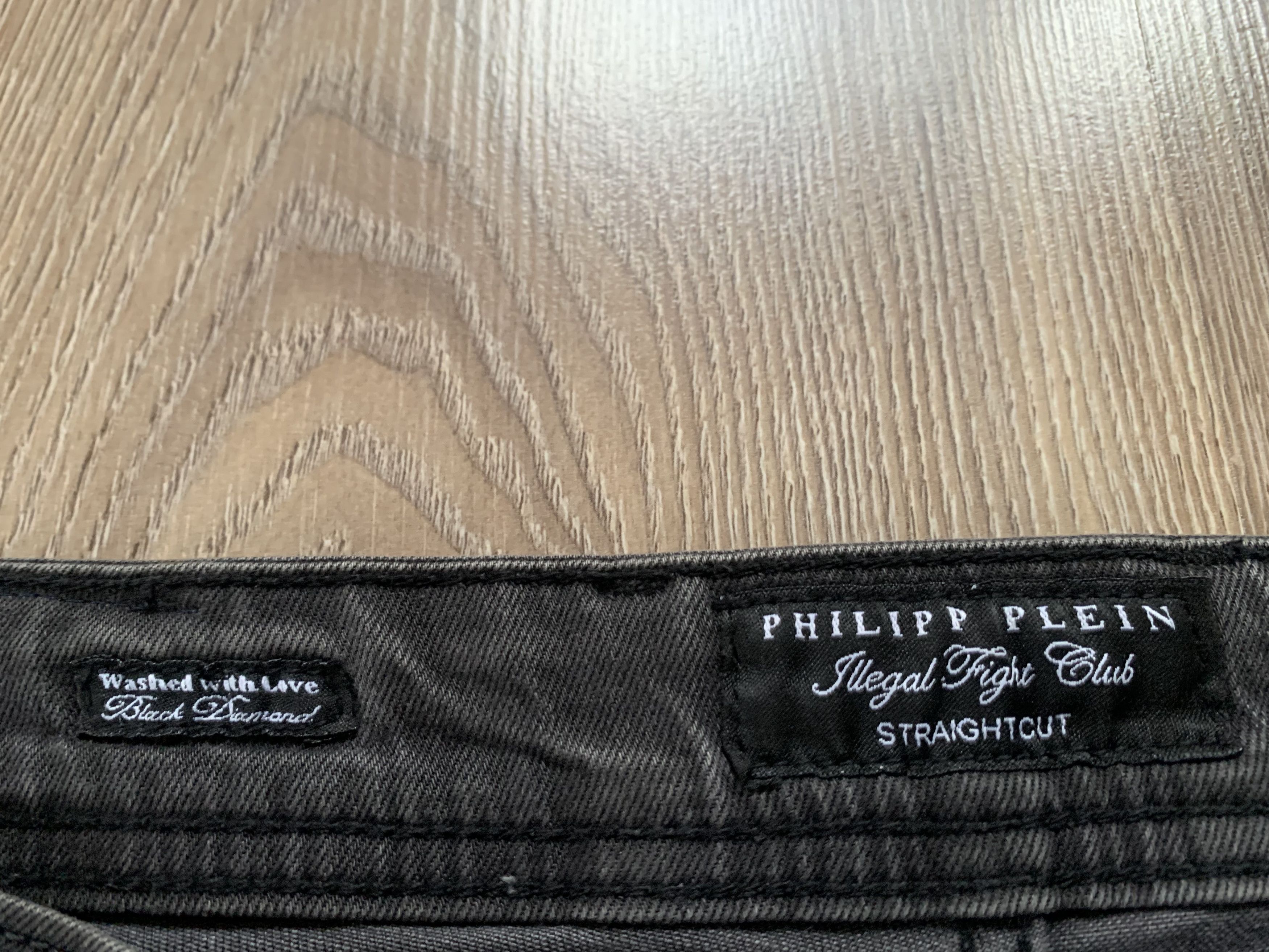 Philipp Plein Vintage Philipp Plein Straight Cut Black Dimond Jeans Size US 34 / EU 50 - 13 Thumbnail
