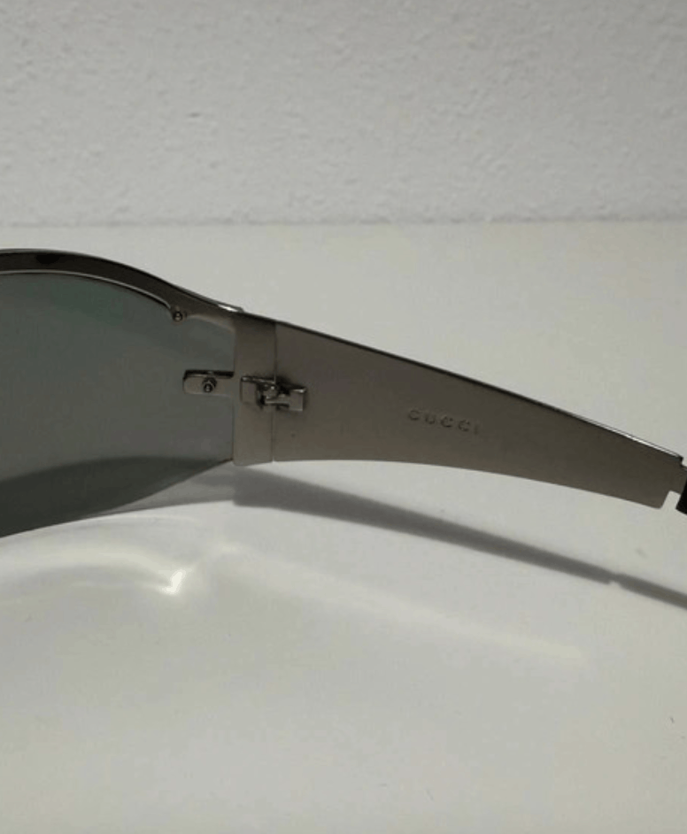 Gucci Gucci Sunglasses Mask Shield Sport Bike Pop Vintage Size ONE SIZE - 5 Thumbnail