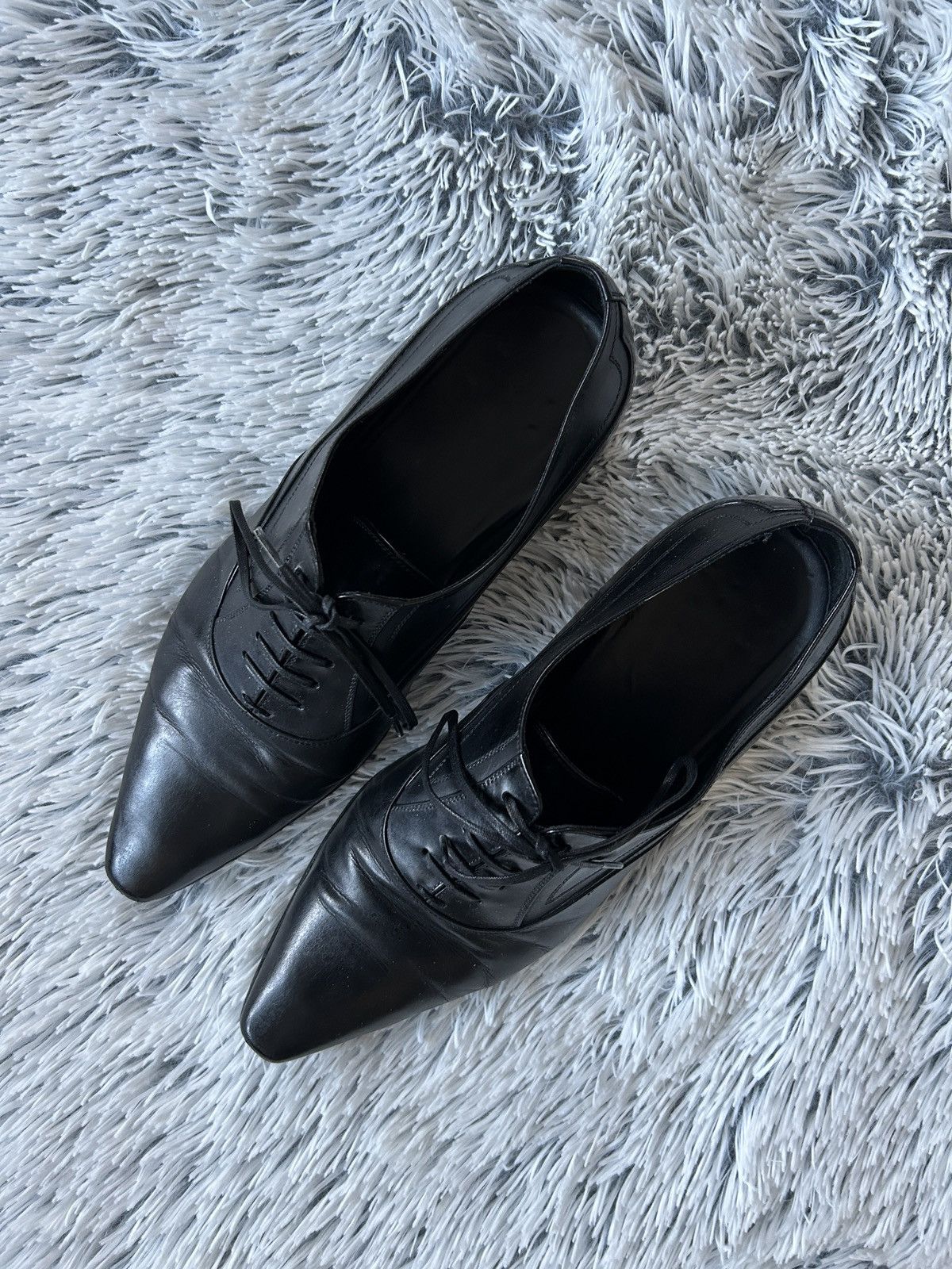 Dior Dior Homme AW06 "These Grey Days" Derby Shoes – Look 22 Size US 8.5 / EU 41-42 - 2 Thumbnail