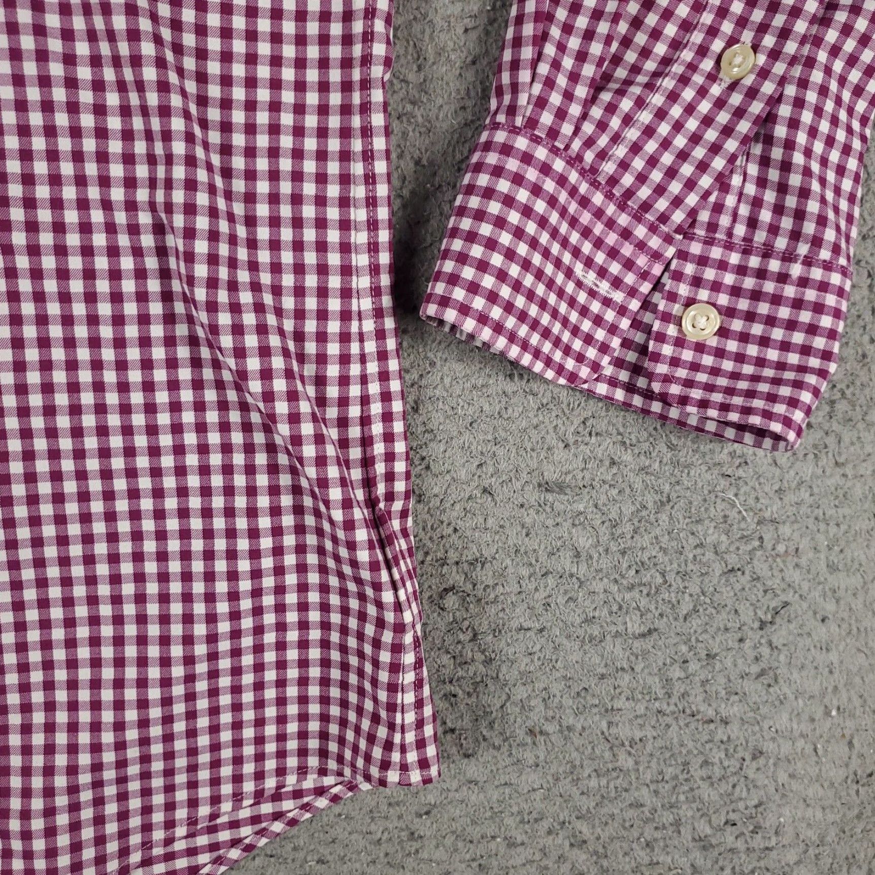 Ralph Lauren Ralph Lauren Button-Up Shirt Mens Large Purple Check Long Sleeve Performance Size US L / EU 52-54 / 3 - 5 Thumbnail