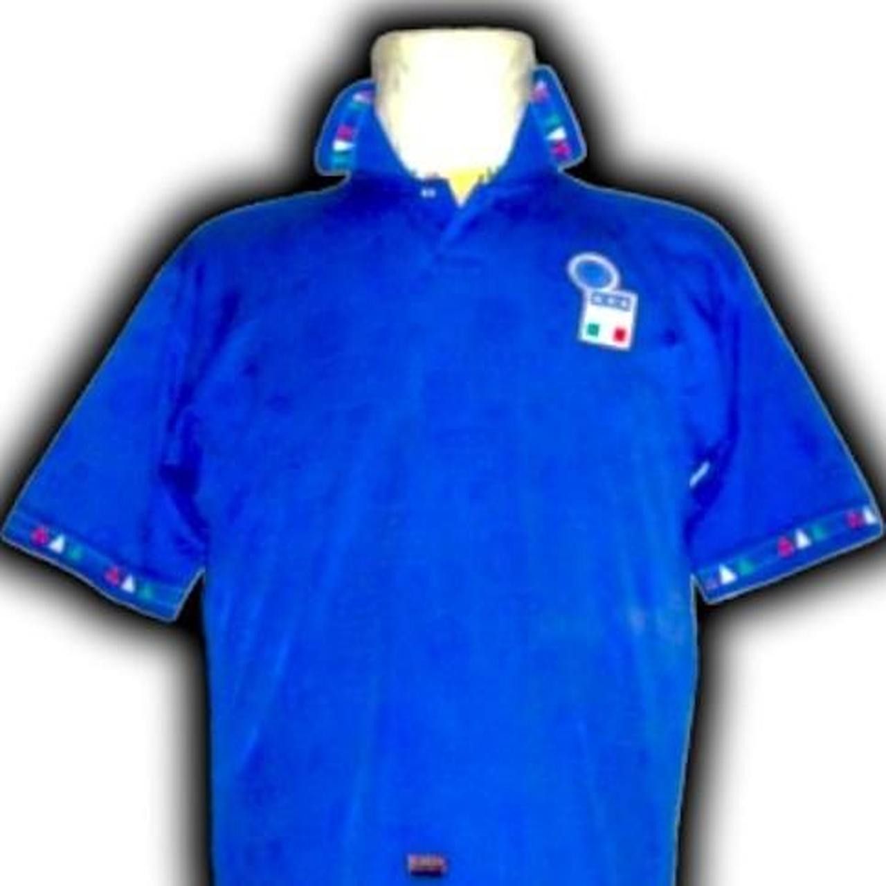Diadora Italy Italia 1992 1993 1994 Home Shirt Jersey Size US L / EU 52-54 / 3 - 1 Thumbnail