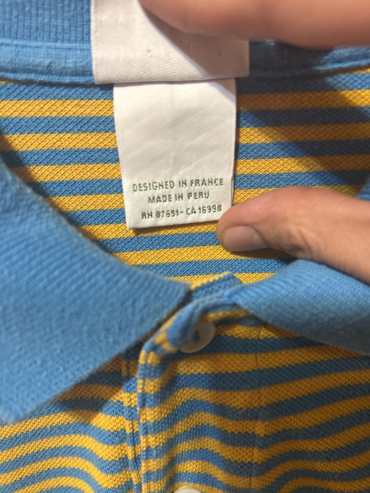 Lacoste × Vintage Lacoste collar shirt Size US L / EU 52-54 / 3 - 6 Thumbnail