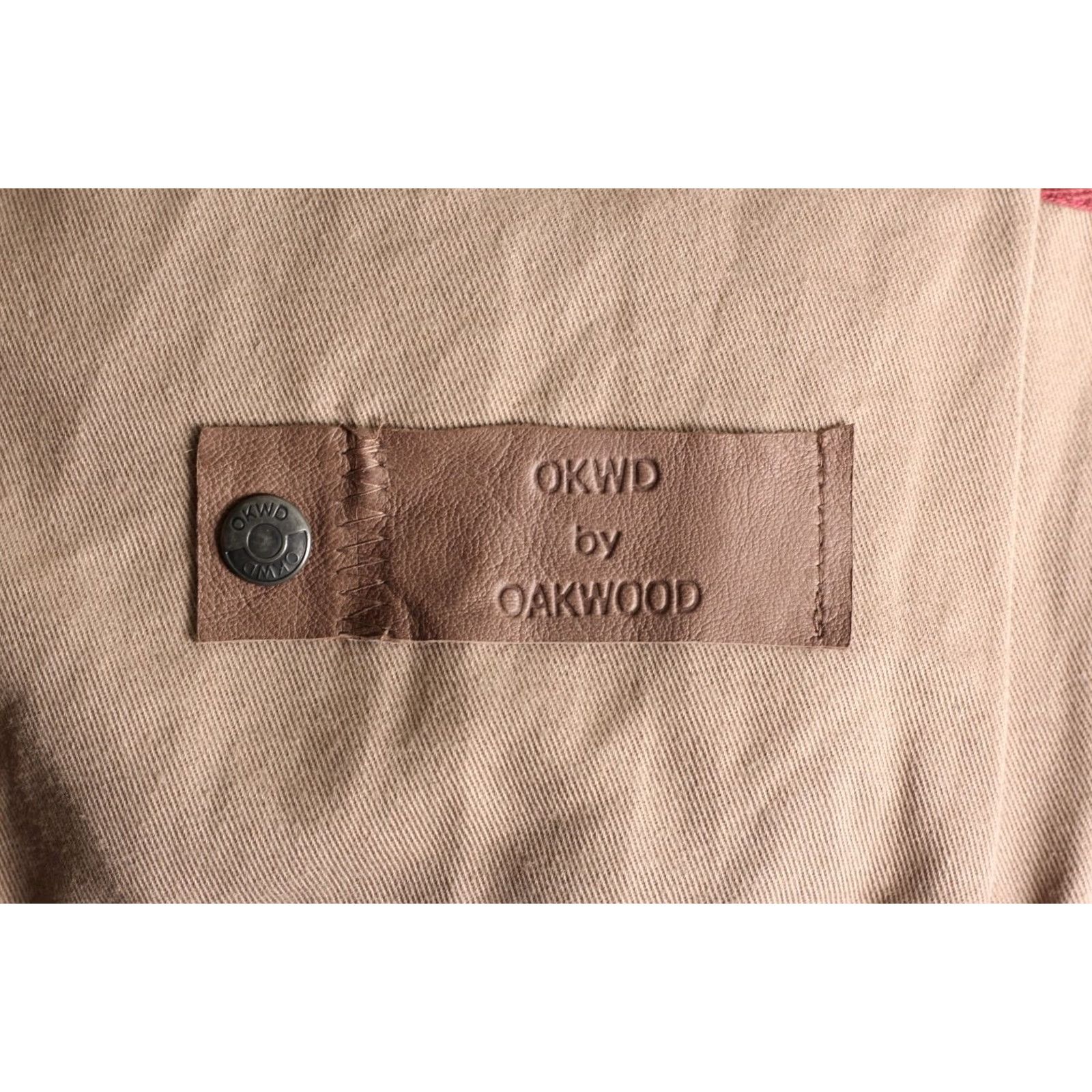 Vintage OAKWOOD Soft Leather Jacket Men L Brown MJ5403 Jacket Mens Leather Coat MJ5403 Size US L / EU 52-54 / 3 - 6 Thumbnail