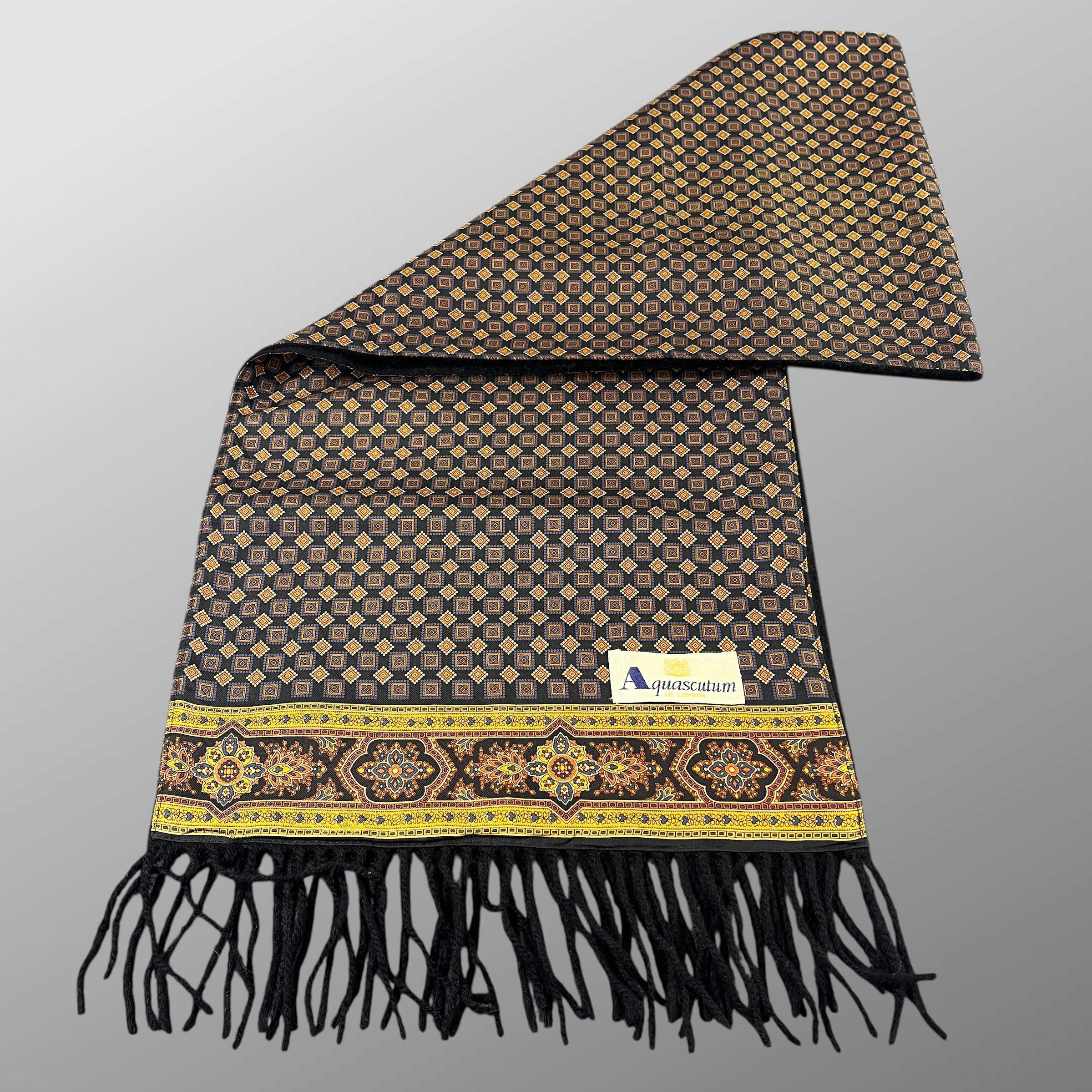 Vintage Aquascutum Scarf / Muffler / Neckwear K008 Size ONE SIZE - 3 Thumbnail