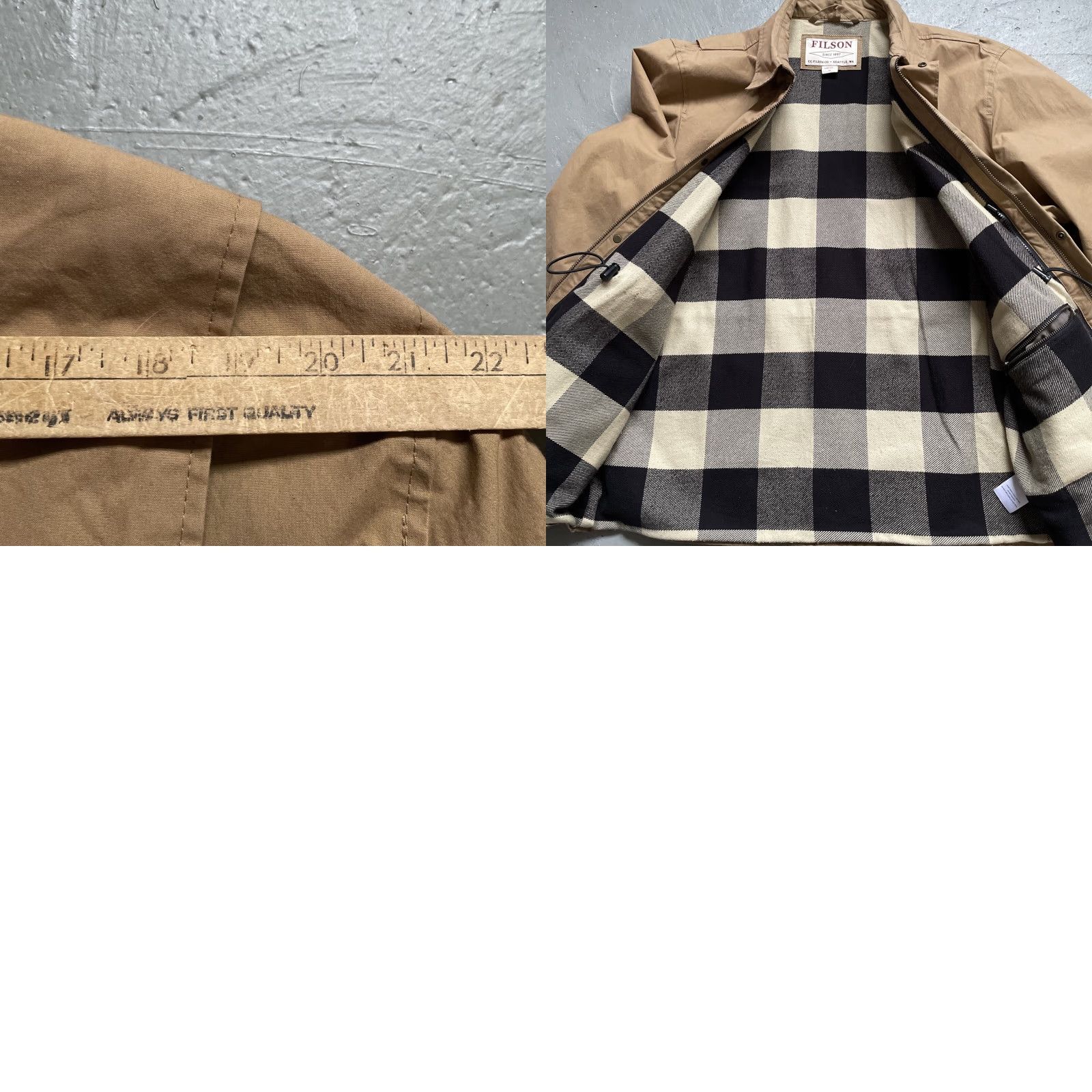 Filson Filson Polson Field Jacket Flannel Lined Outdoor Hunting XL Brown Men Vintage USA Heritage Workwear Filson Polson Jacket XL Brown Size US XL / EU 56 / 4 - 9 Thumbnail