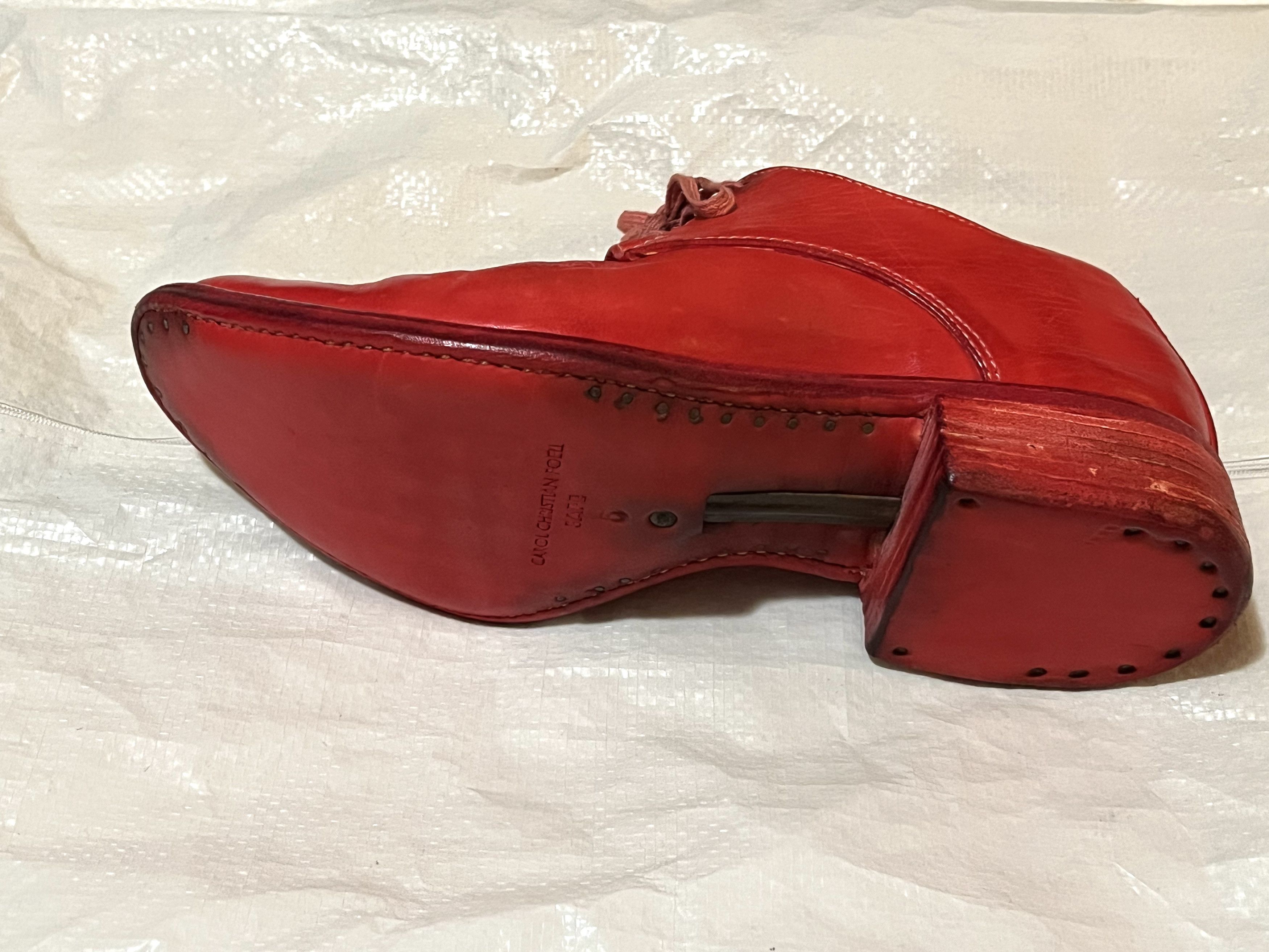Carol Christian Poell Carol Christian Poell Red Derby AM/2600L SBUC-PTC/13 Size US 8 / EU 41 - 5 Thumbnail