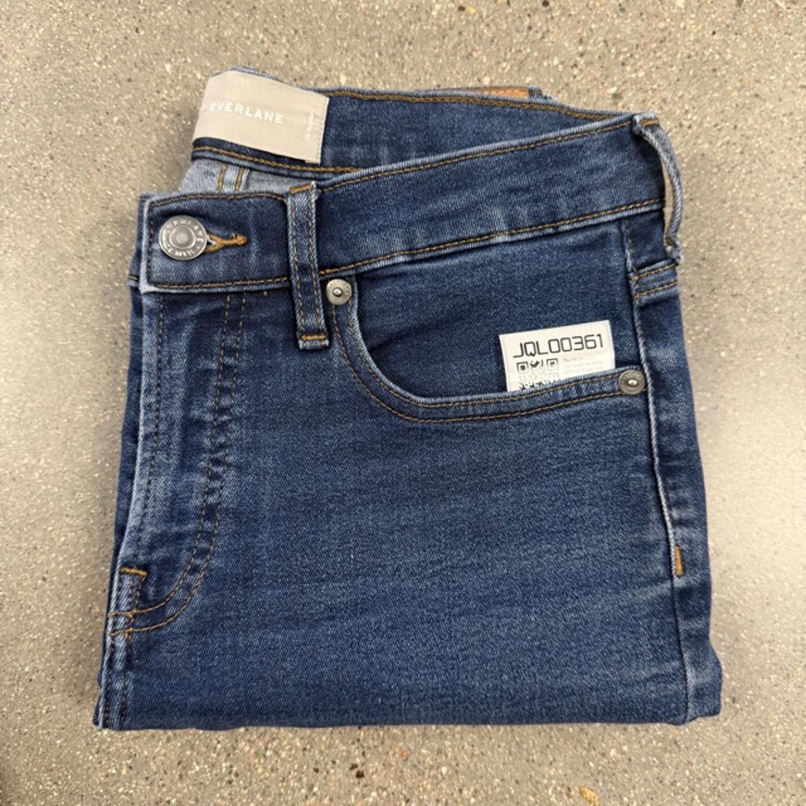 Everlane Everlane Mid Rise Skinny Jean Dark Wash - Mint Cond - 28 R Size 28" / US 6 / IT 42 - 9 Thumbnail