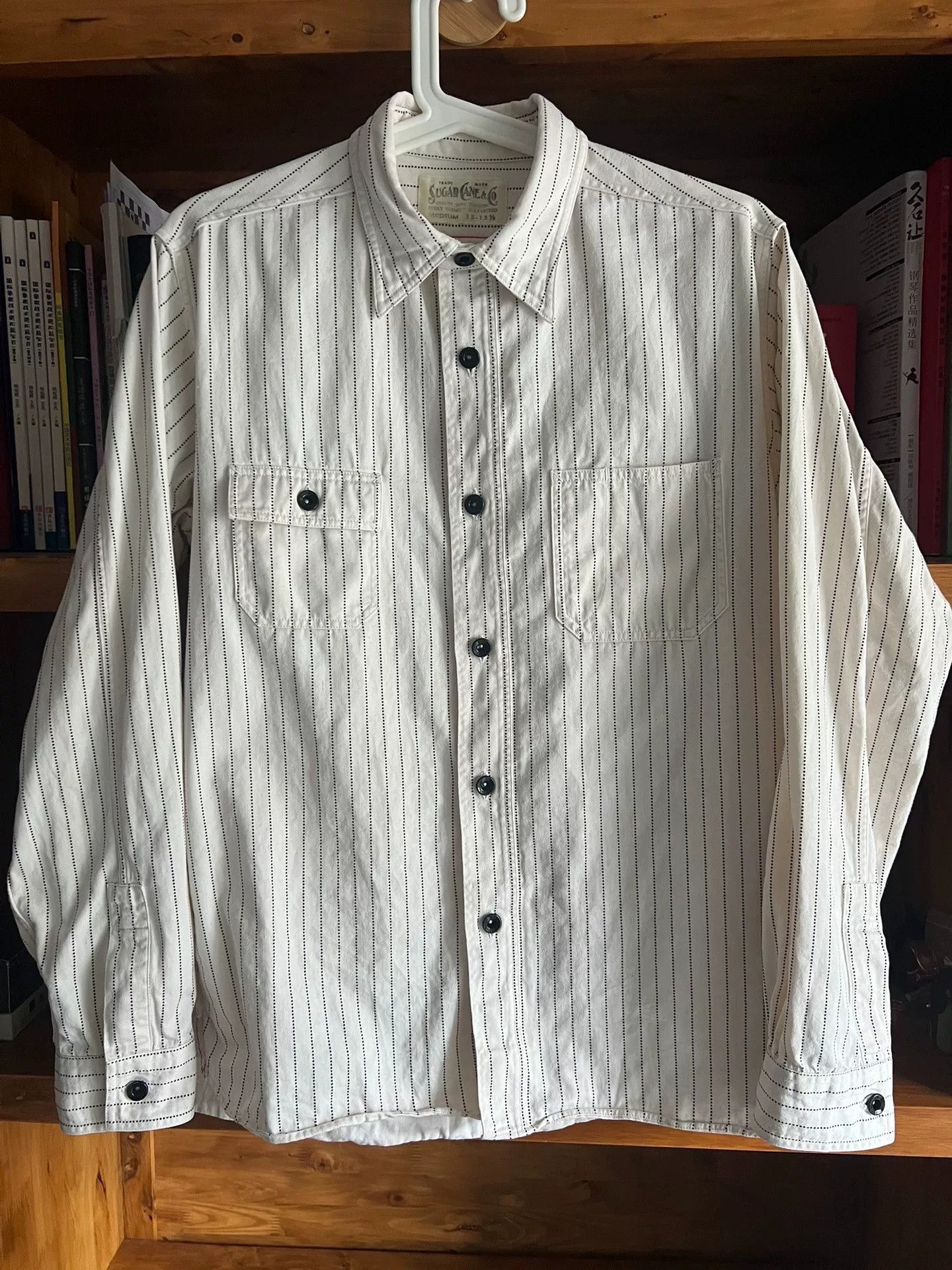 Sugar Cane Sugar Cane White Wabash Work Shirt Size US M / EU 48-50 / 2 - 1 Thumbnail