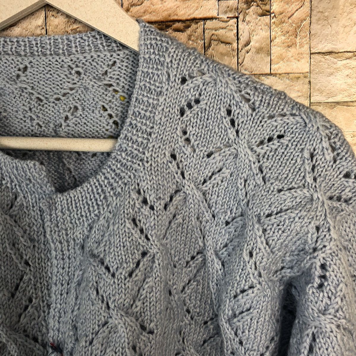 Japanese Brand Japanese Brand vintage Blue Cardigan Knitwear #A859 Size M / US 6-8 / IT 42-44 - 9 Thumbnail