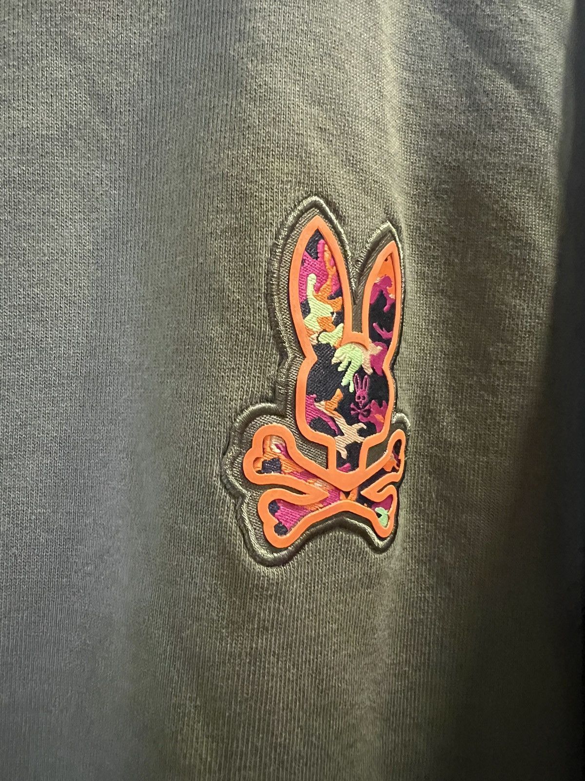 Psycho Bunny Psycho Bunny Allen Dark Olive Sweatshirt Size US L / EU 52-54 / 3 - 3 Thumbnail