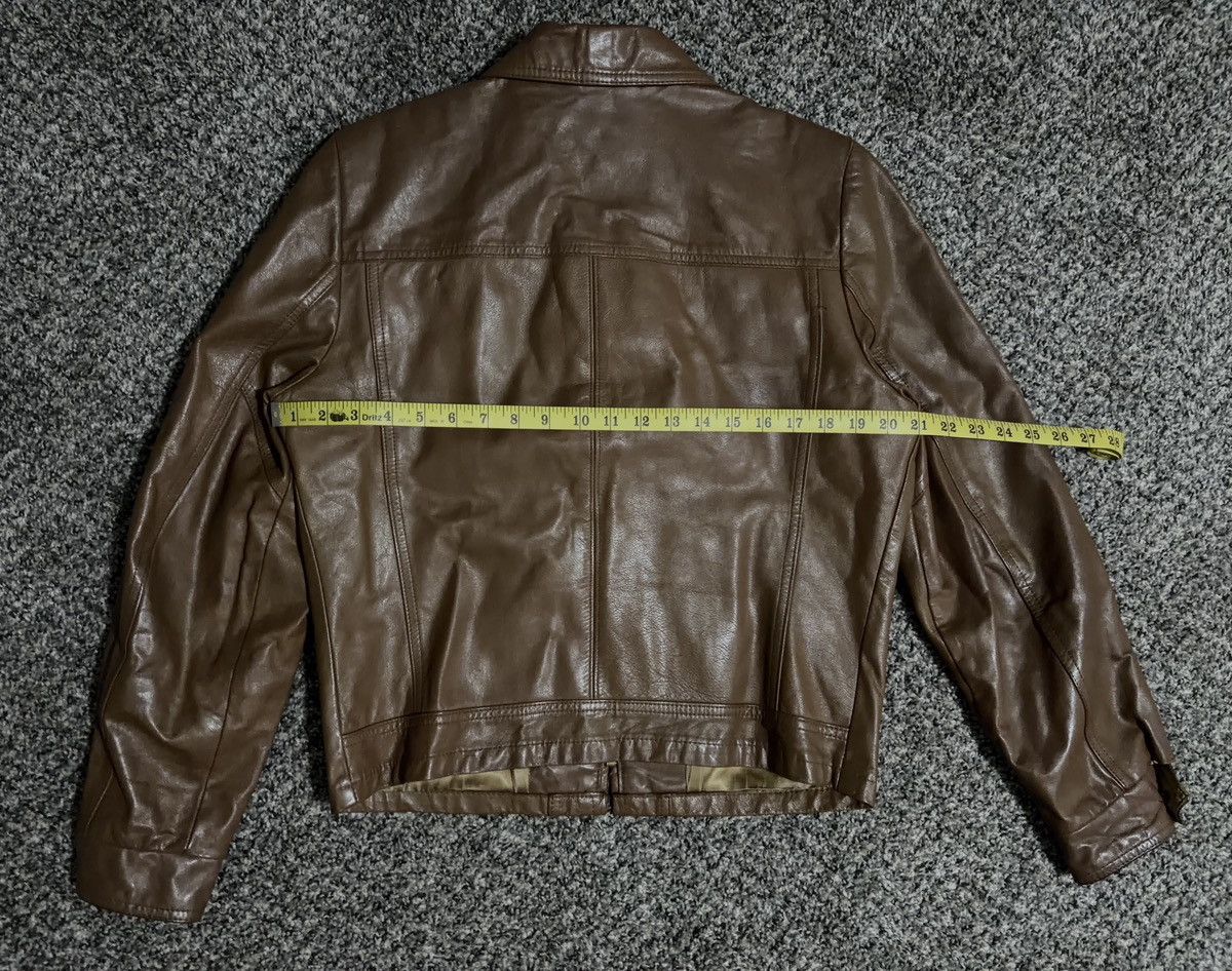 Vintage Vintage Silton California Genuine Brown Leather Jacket Size US S / EU 44-46 / 1 - 6 Thumbnail
