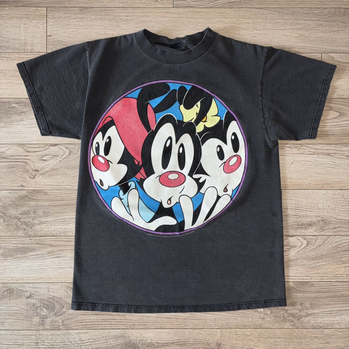 Warner Bros Vintage 1993 Animaniacs T Shirt Double Sided Size US L / EU 52-54 / 3 - 1 Thumbnail