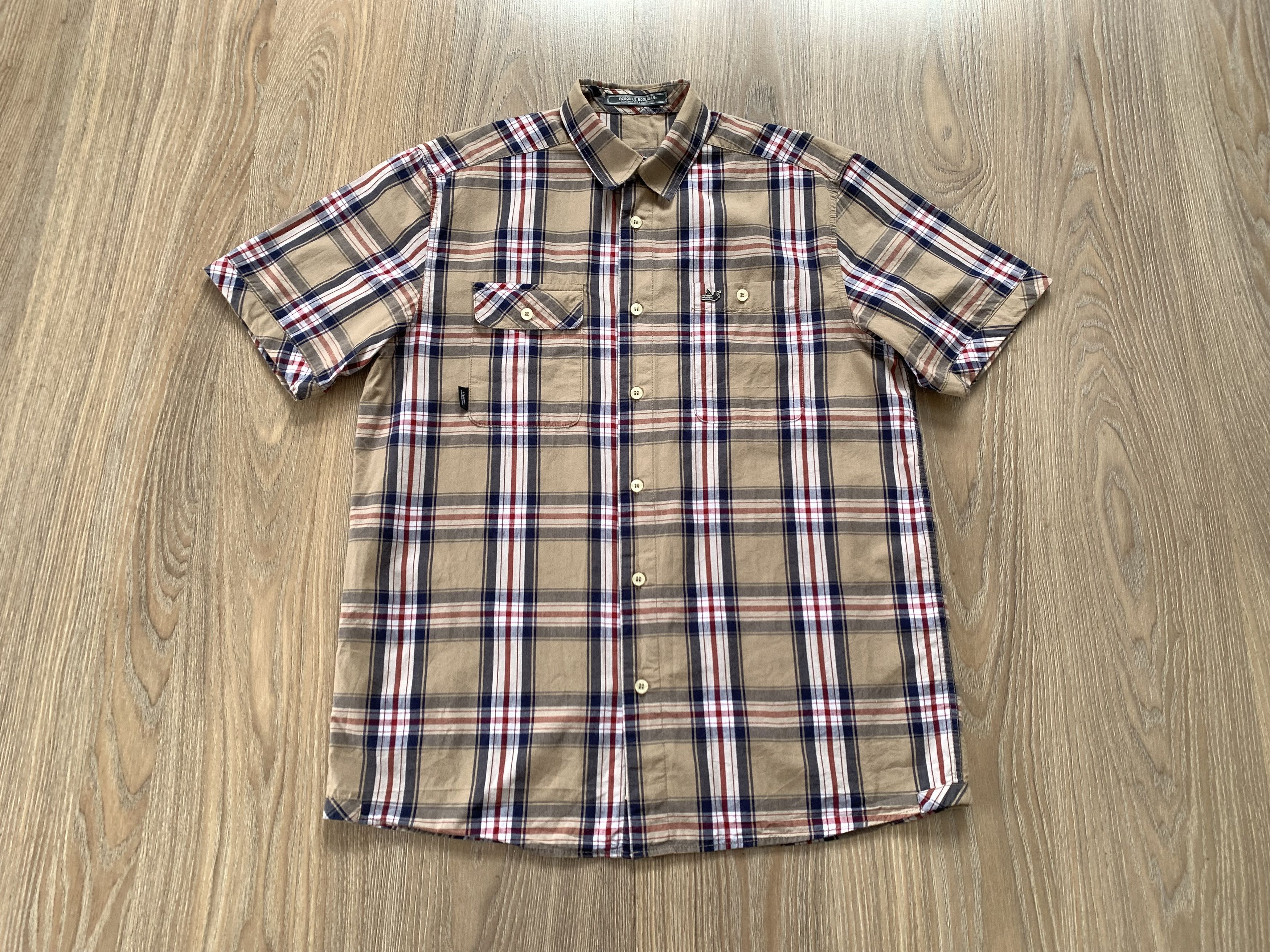 Other Peaceful Hooligan Pattern Stripe Cotton Button Up Shirt Size US M / EU 48-50 / 2 - 2 Thumbnail