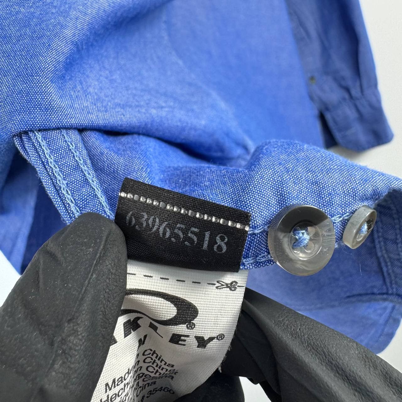 Oakley Oakley Blue Long Sleeve Shirt Casual Button Up Size M Size US M / EU 48-50 / 2 - 4 Thumbnail