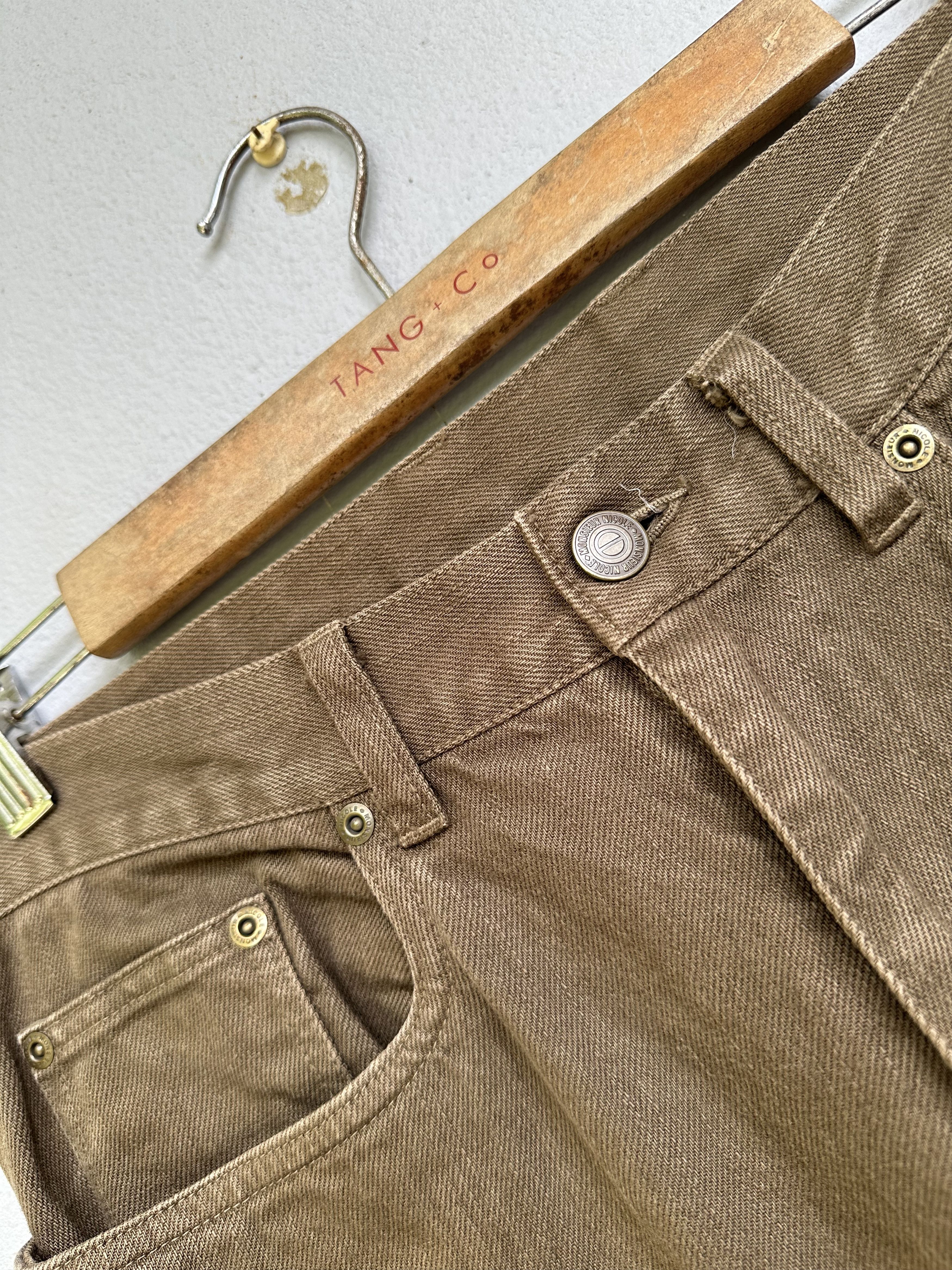 Matsuda Japanese Brand Monsieur Nicole Side Tape Denim Jeans Size US 32 / EU 48 - 17 Thumbnail