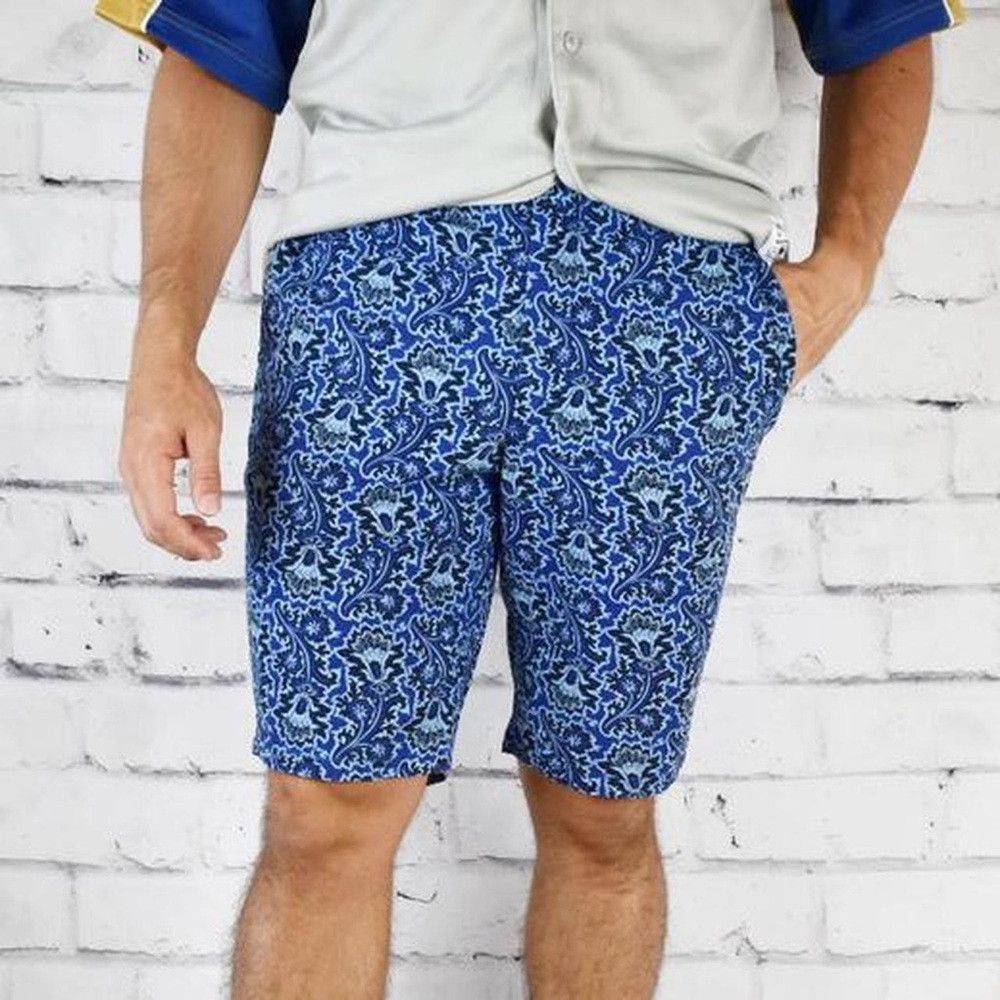 Banana Republic Banana Republic Men’s Casual Shorts Blue Paisley Size 38 Size US 38 / EU 54 - 1 Thumbnail