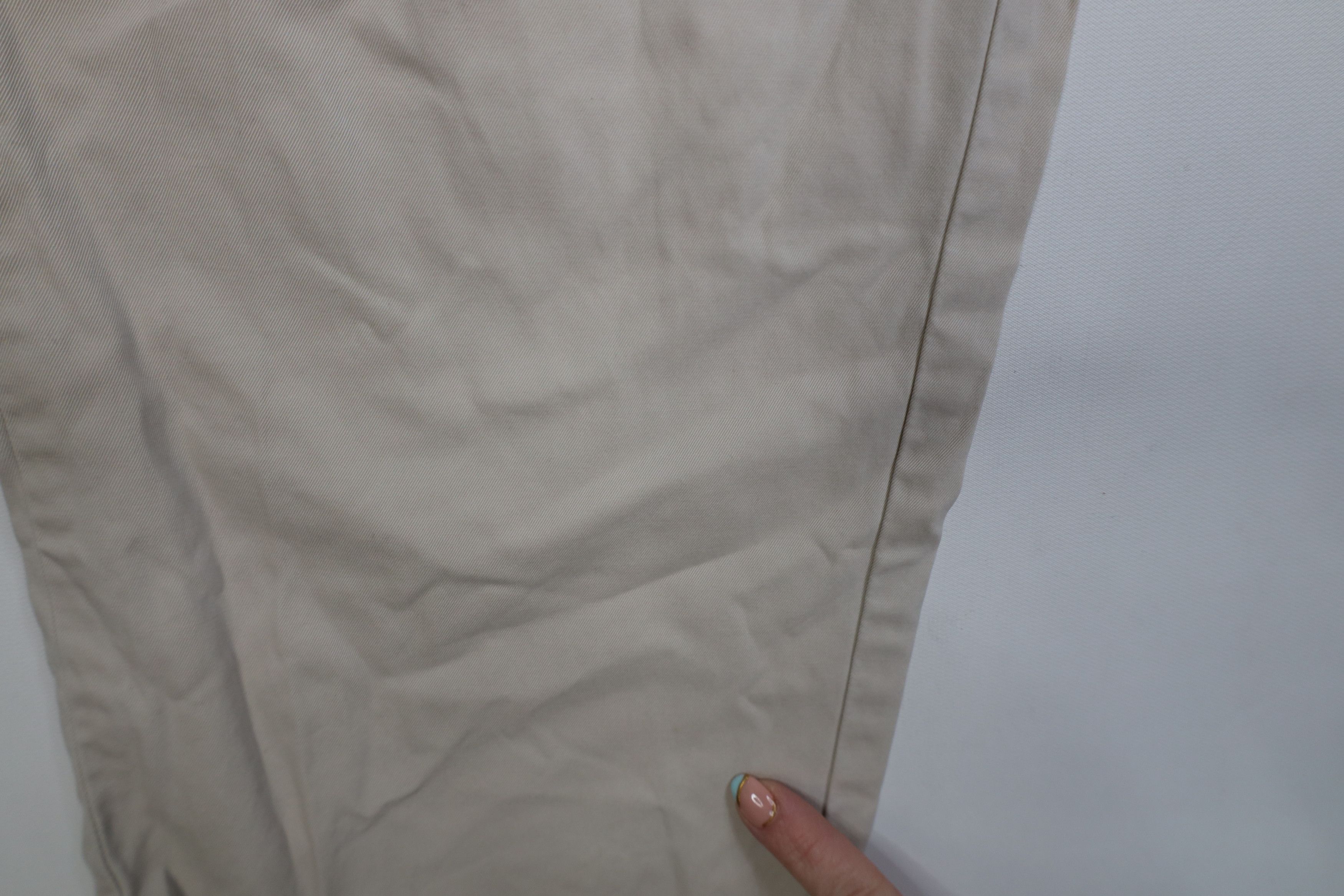 Polo Ralph Lauren Vintage 90s Ralph Lauren Wide Leg Chino Pants Trousers Stone Size US 34 / EU 50 - 6 Thumbnail