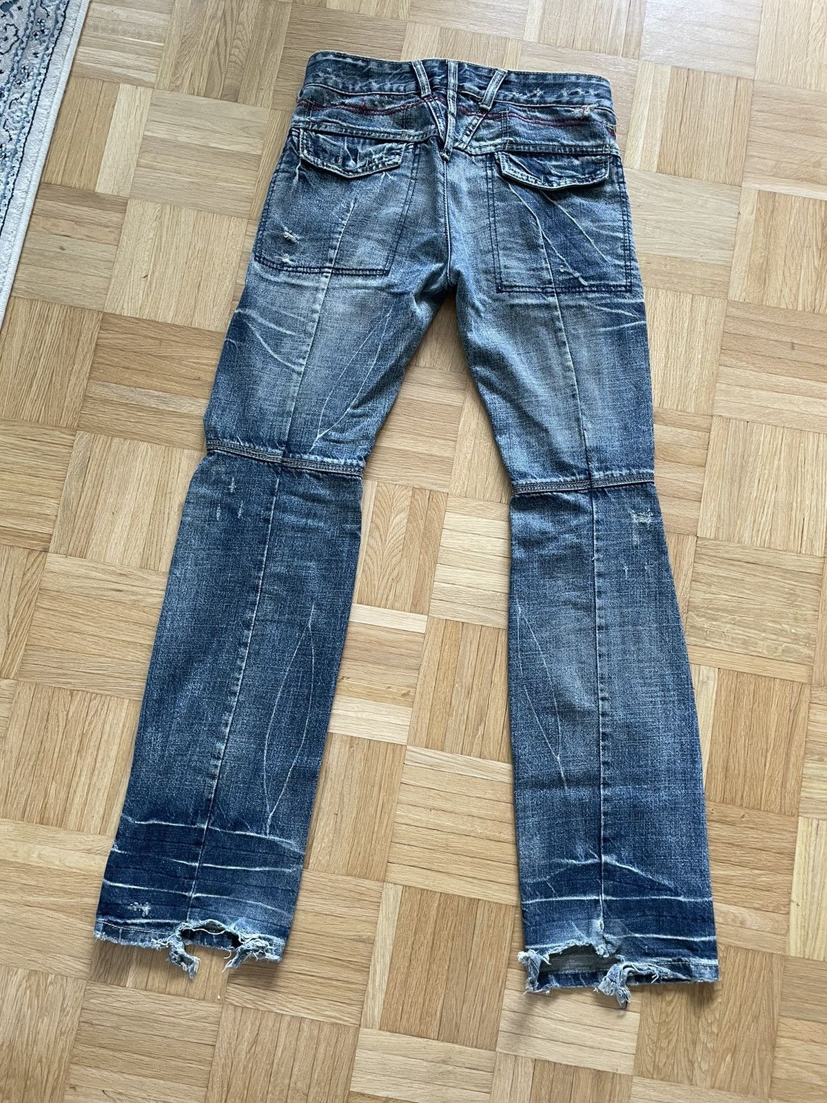 Japanese Brand Bleached double pocket denim Size US 30 / EU 46 - 2 Thumbnail