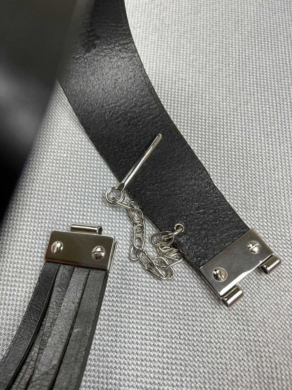 Jean Paul Gaultier Archive Jean Paul Gaultier Leather Rare Waist Belt Size ONE SIZE - 6 Thumbnail