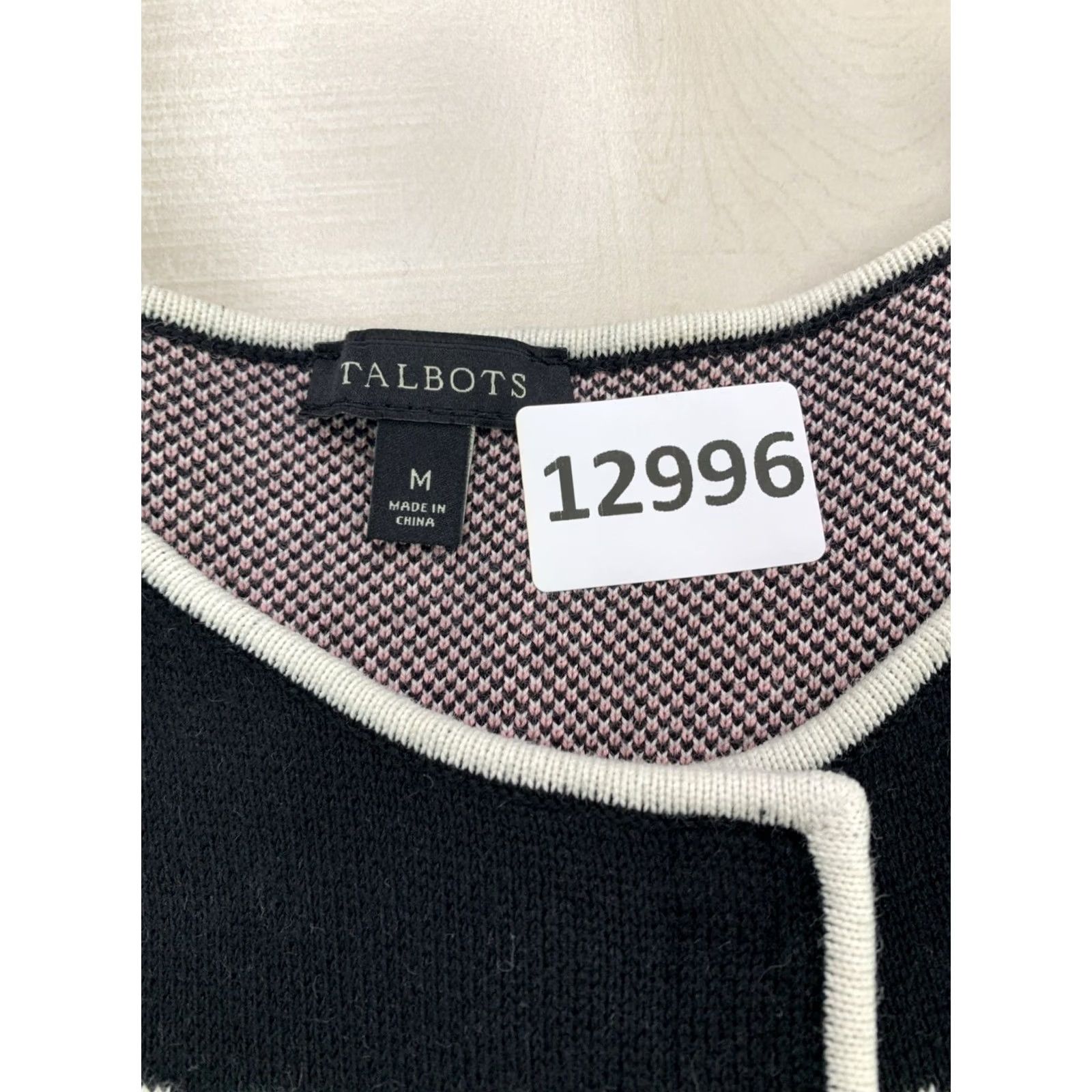 Talbots Talbots Coat Knit Pink White Black Plaid Duster Snap Front Cotton Blend M Womens Medium Size M / US 6-8 / IT 42-44 - 2 Thumbnail