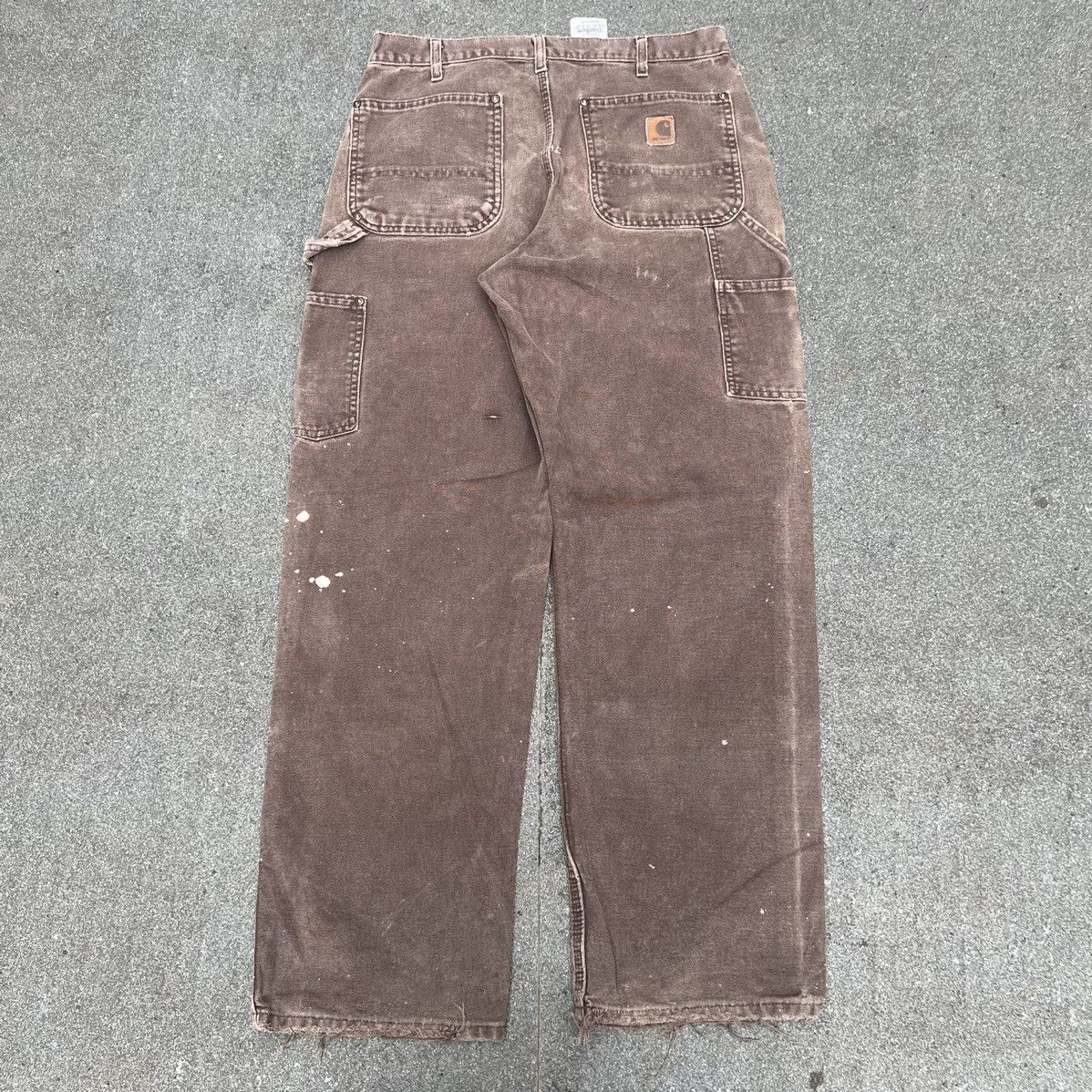 Vintage Faded Carhartt Double Knee B136 DKB