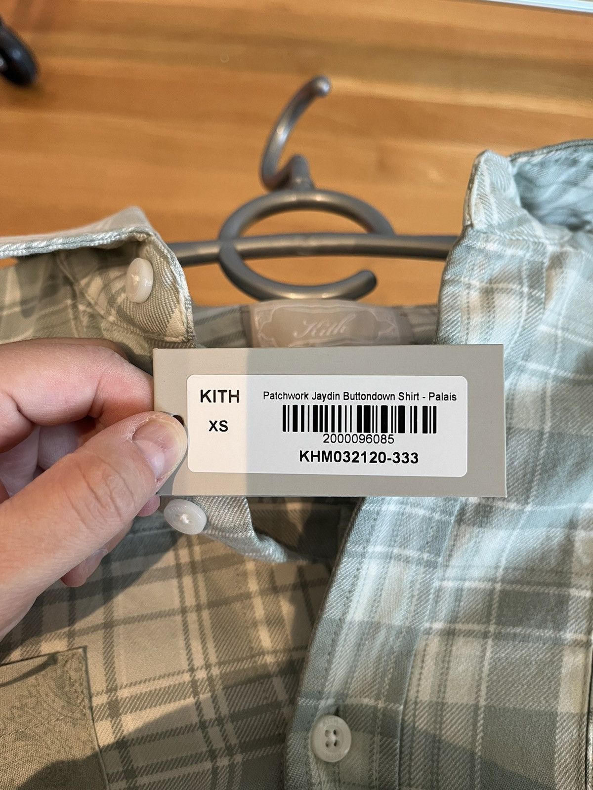 Kith Kith Patchwork Jaydin Palais Green Buttondown LS Size US XS / EU 42 / 0 - 4 Thumbnail