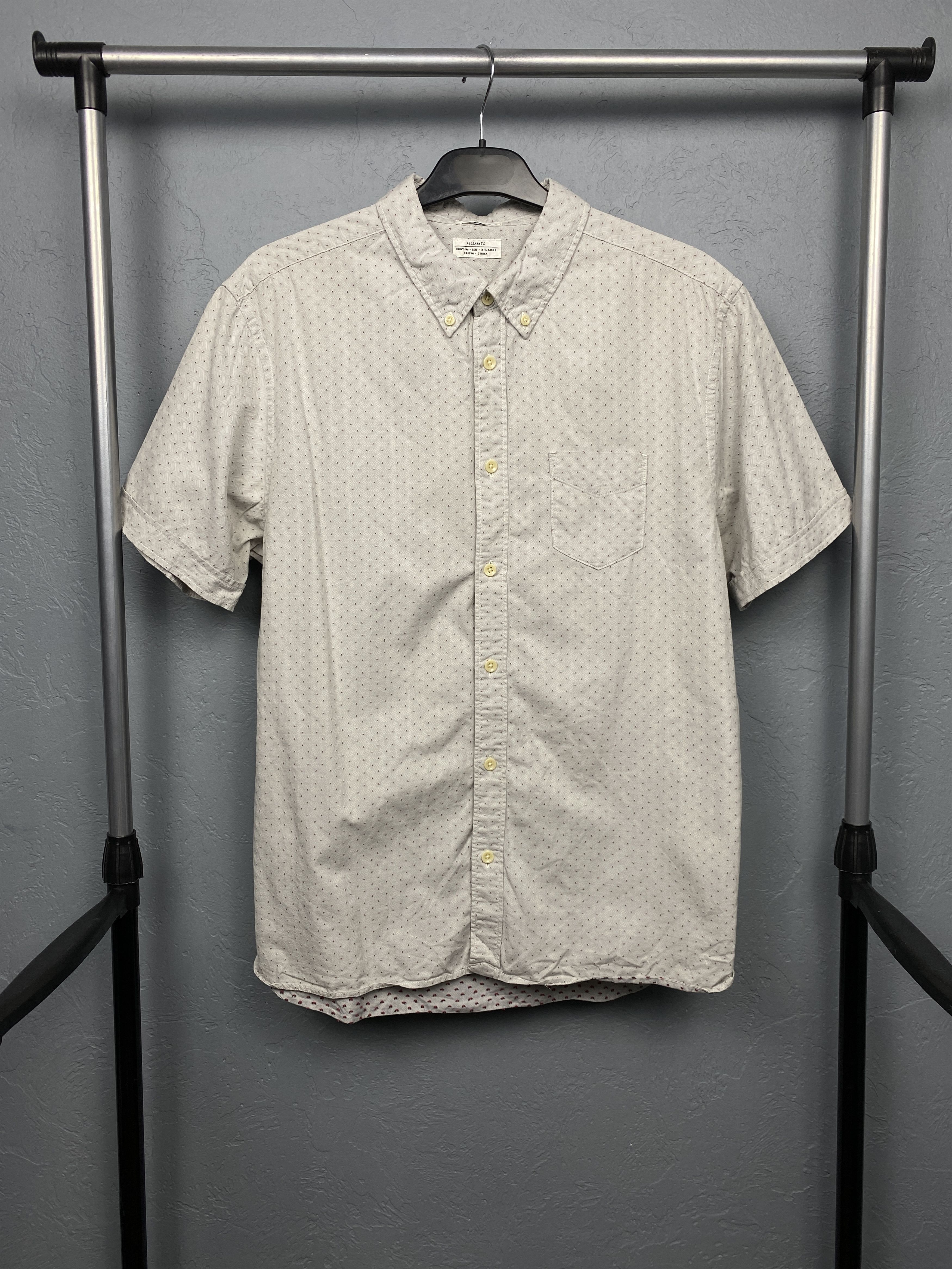 Allsaints Allsaints Vintage Mens Hawaiian Yakuze Short Sleeve Shirt Size US XL / EU 56 / 4 - 1 Thumbnail