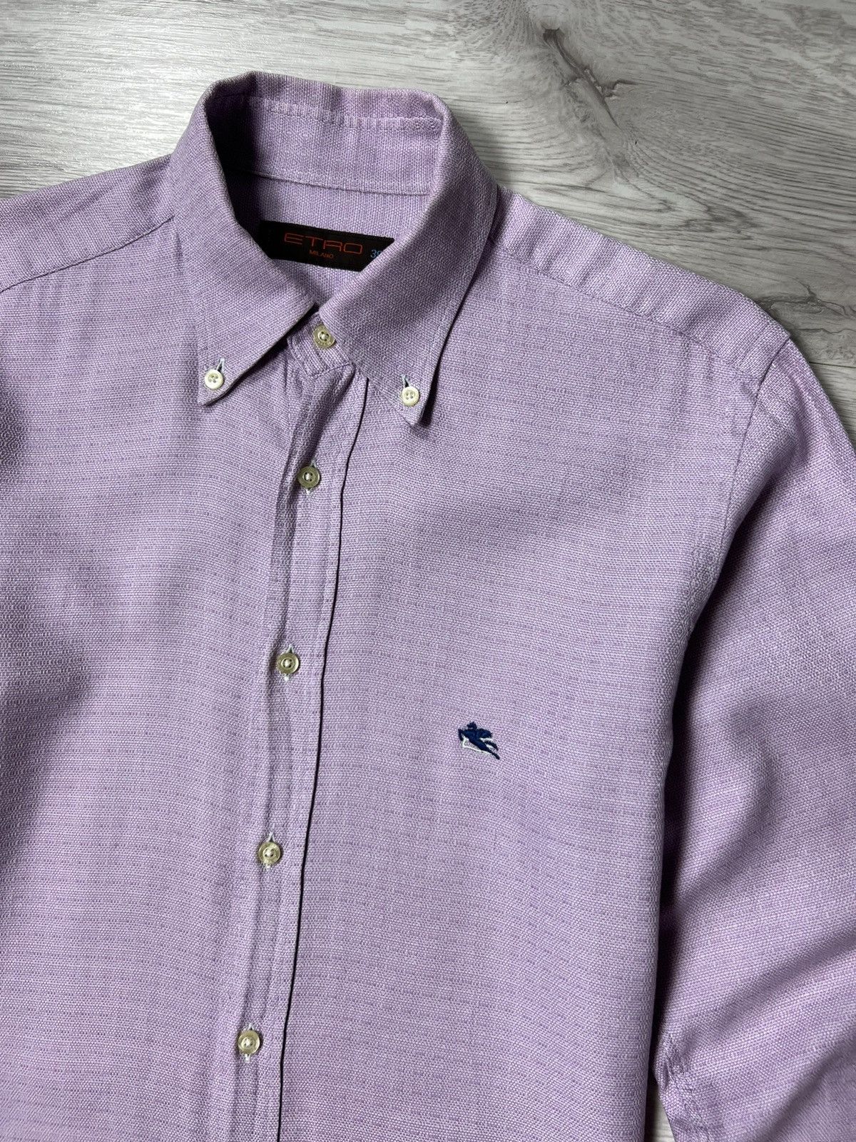 Etro Etro Milano Long Sleeve Linen Button Up Shirt Size US M / EU 48-50 / 2 - 4 Thumbnail