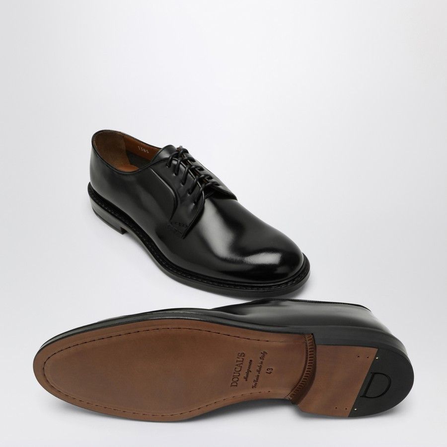 Doucal's o1d2blof0226 Leather Lace-Up Shoes in Black Size US 9.5 / EU 42-43 - 5 Thumbnail