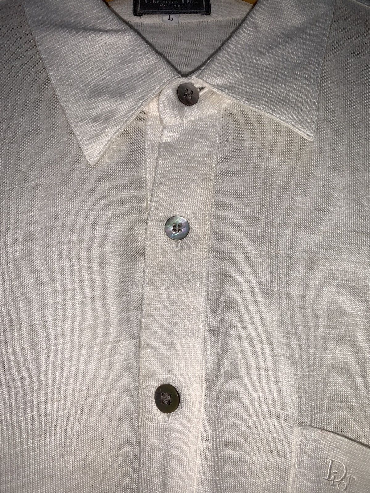 Christian Dior Monsieur Vintage Christian Dior Monsieur logo polo shirt Size US L / EU 52-54 / 3 - 3 Thumbnail