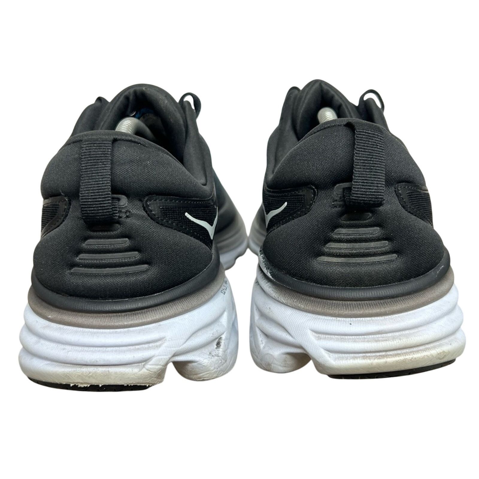 Hoka Hoka One One Mens Bondi 8 Black Running Shoes Sneakers 12 D Size US 12 / EU 45 - 6 Thumbnail