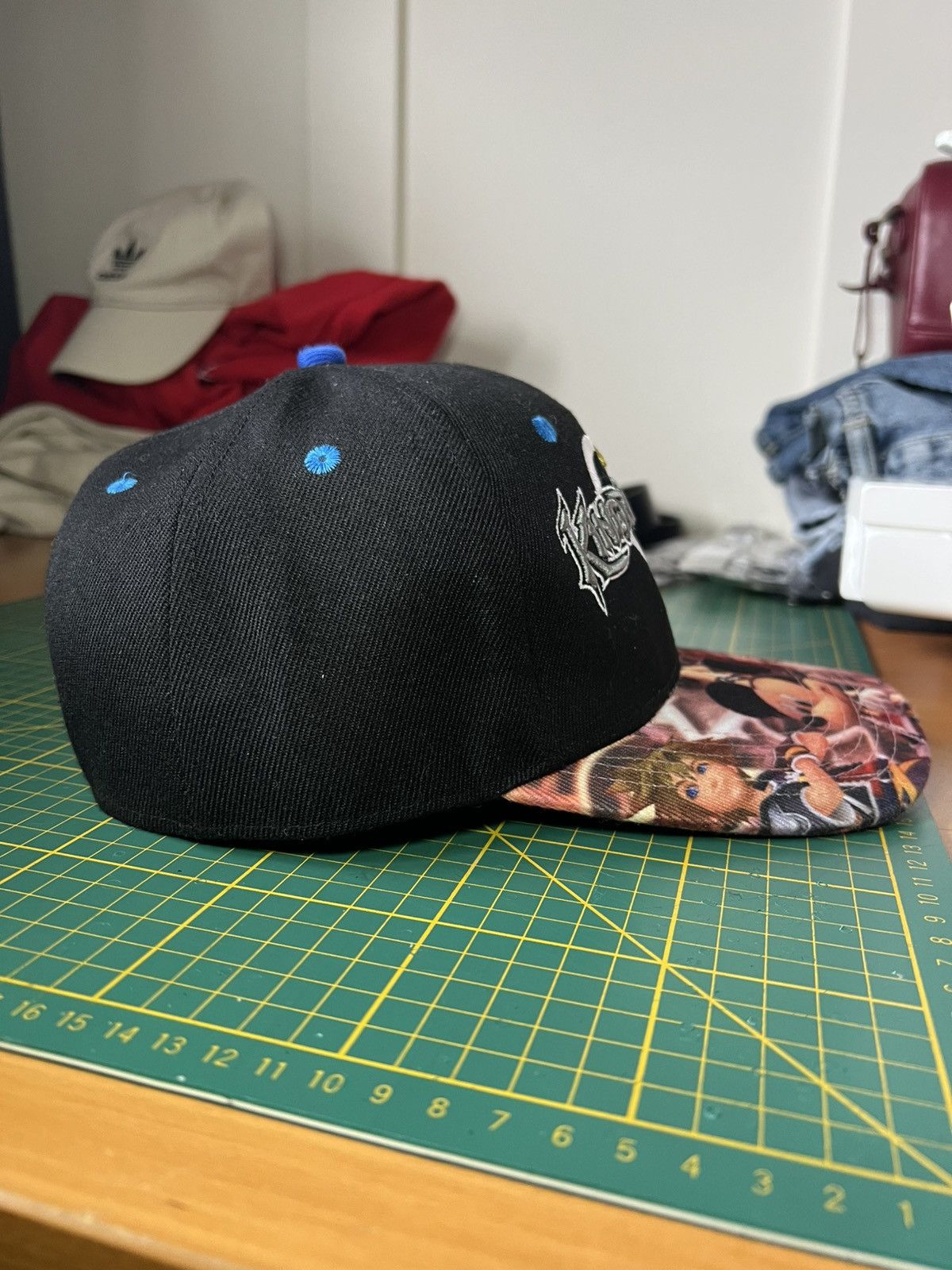 Disney Vintage Disney Kingdom Hearts y2k logo printed brim hat Size ONE SIZE - 8 Thumbnail