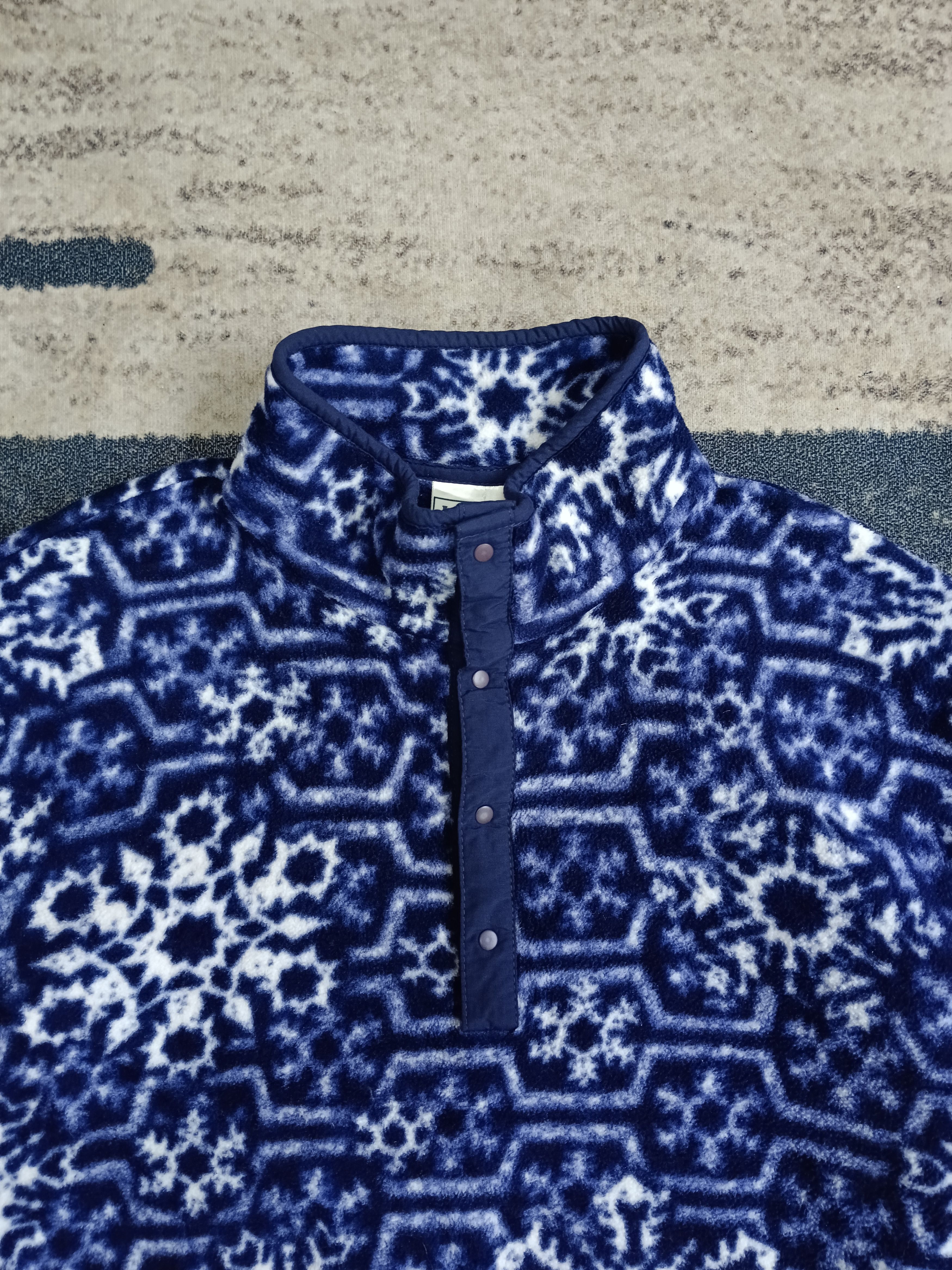 L.L. Bean L.L BEAN SNOWFLAKE ❄️ PULLOVER FLEECE Size US M / EU 48-50 / 2 - 6 Thumbnail