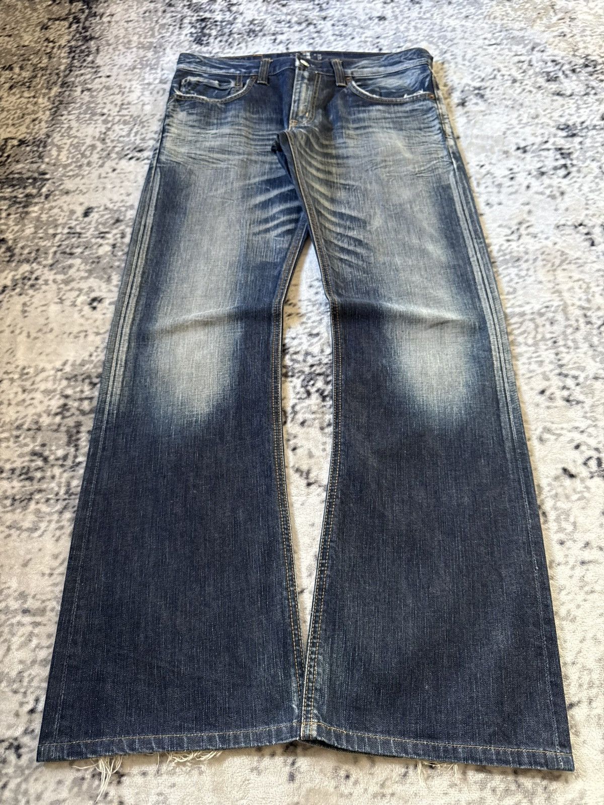 Edwin Rare Edwin 511 X-ray Shadow Wash Flared Jeans Size US 32 / EU 48 - 1 Thumbnail