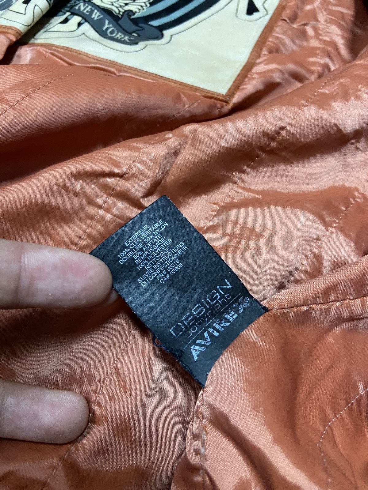 Avirex Avirex vintage Leather Jacket distressed New York big logo Size US XXL / EU 58 / 5 - 13 Thumbnail