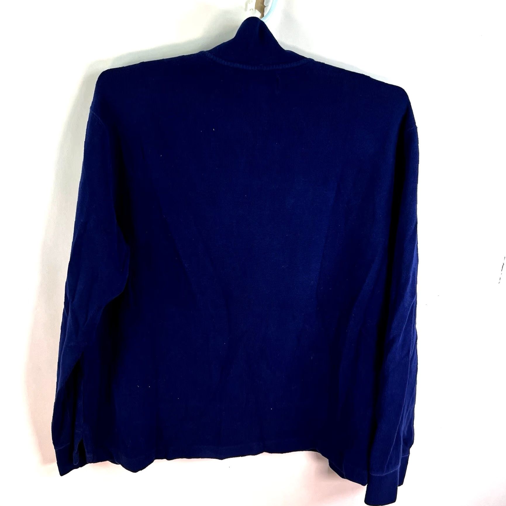 Polo Ralph Lauren Polo Ralph Lauren 1/4 Zip Pullover Sweatshirt Mens XL Blue Size US XL / EU 56 / 4 - 5 Thumbnail