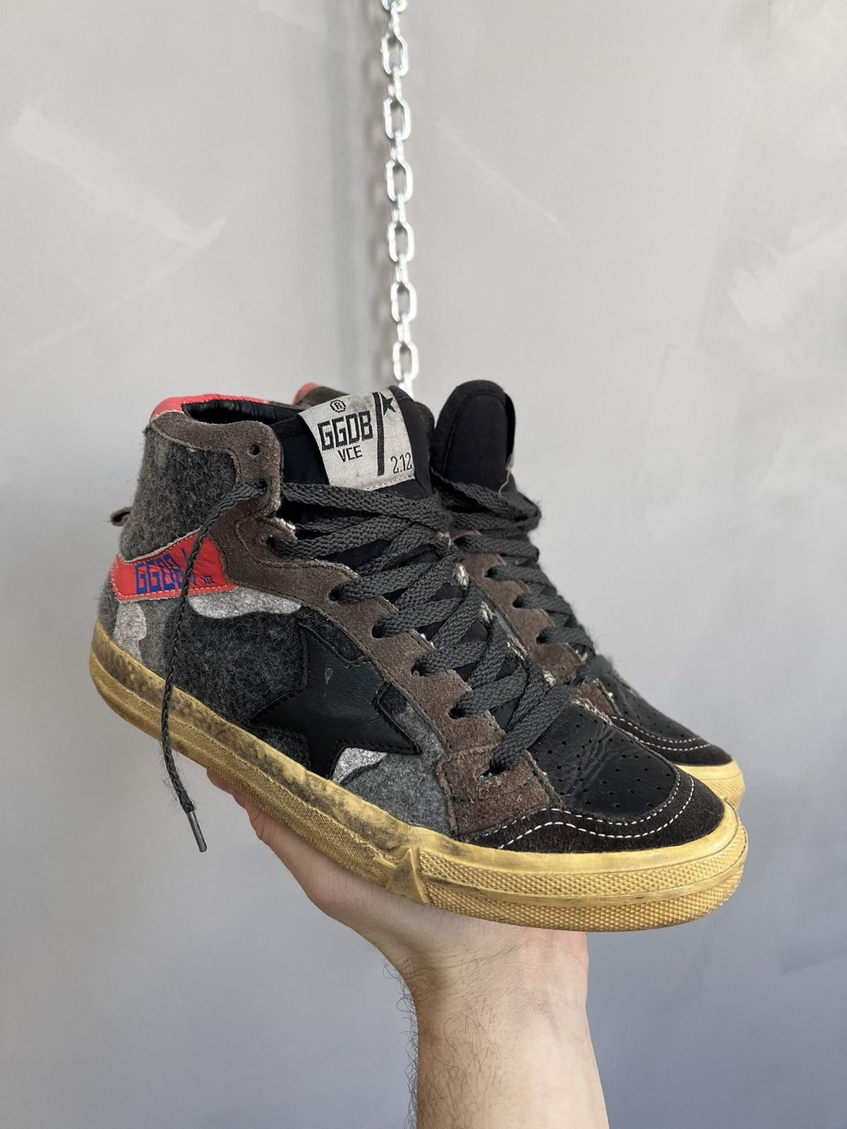 Designer × Golden Goose Golden Goose HIGH Star Sneaker 2.12 shoes Size US 6 / IT 36 - 1 Thumbnail