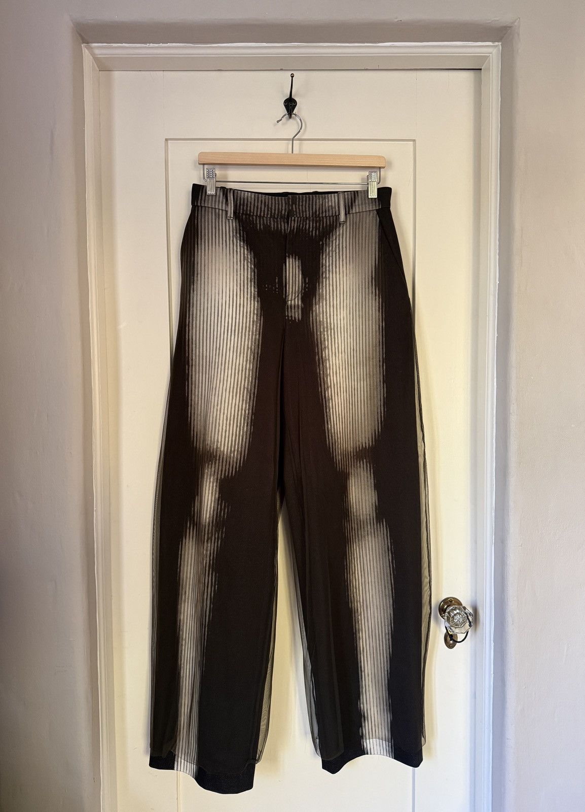 Jean Paul Gaultier × Y/Project Body Morph Mesh Pants Size US 30 / EU 46 - 1 Thumbnail