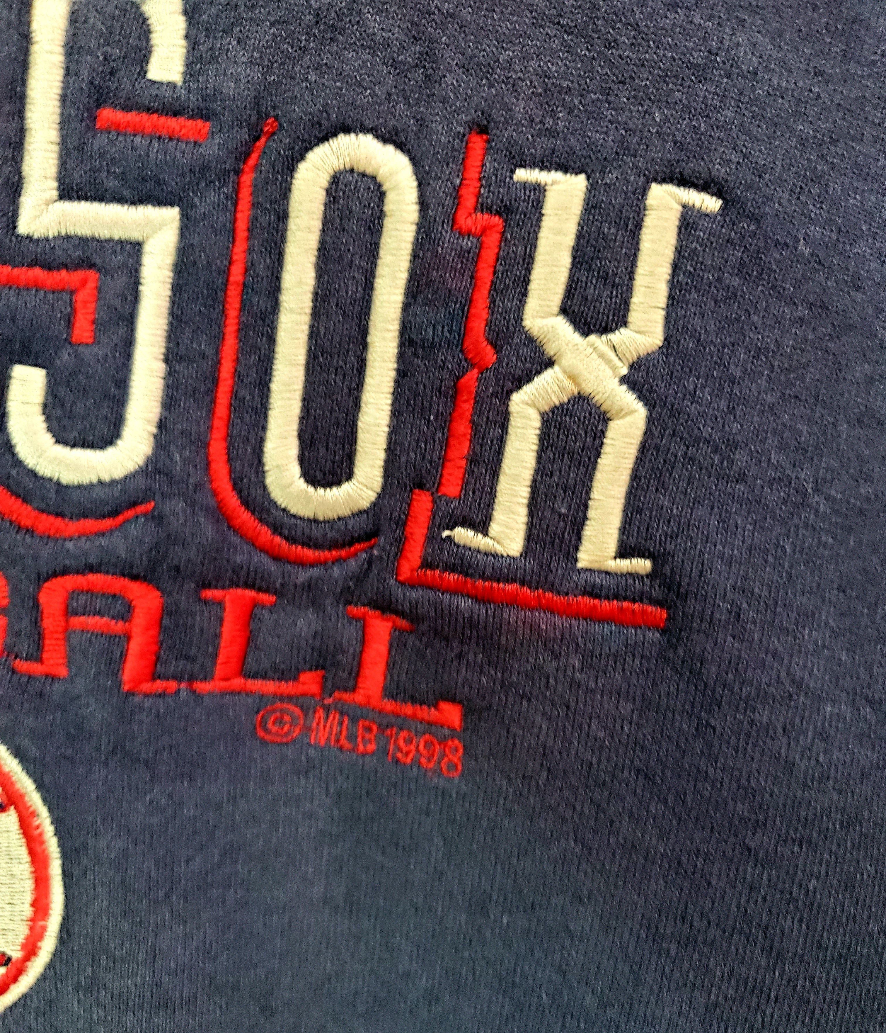 MLB × Vintage Vintage 90s Boston Red Sox Embroidered Crewneck Sweatshirt Size US XL / EU 56 / 4 - 3 Thumbnail