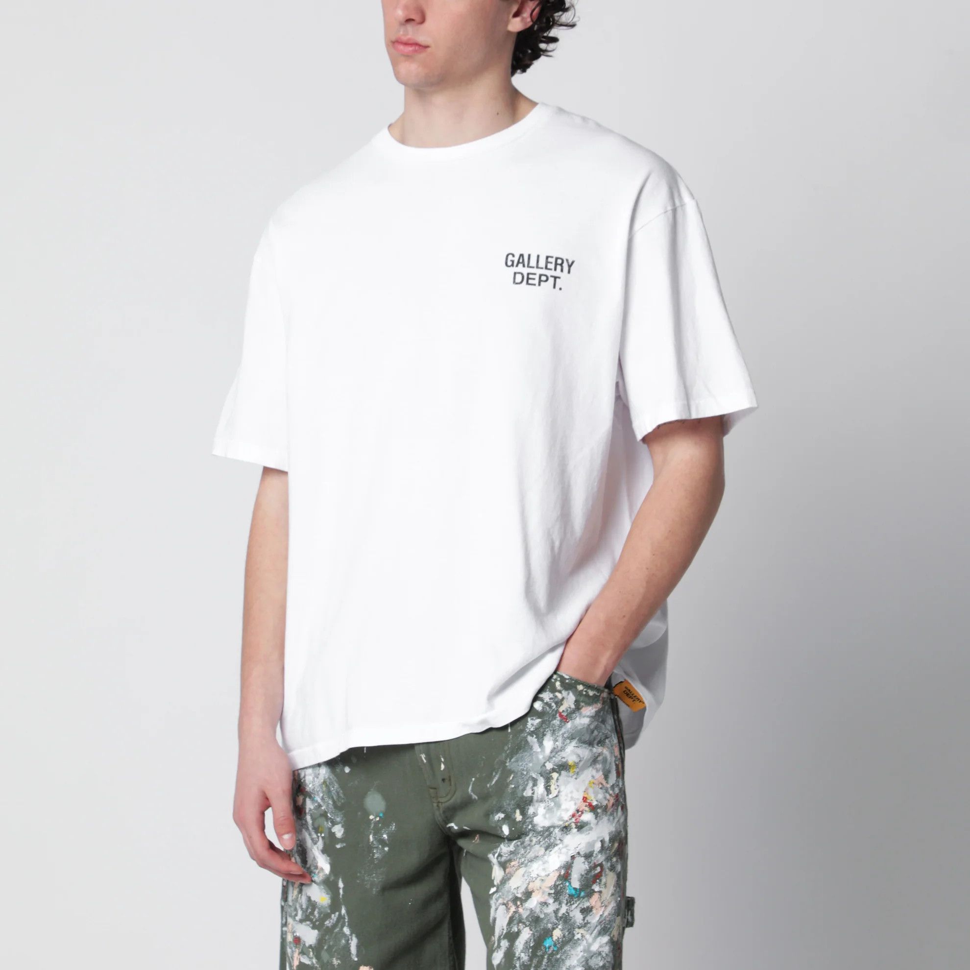 Gallery Dept. o1d2blof0426 Logo Print Short Sleeve T-Shirt in White Size US M / EU 48-50 / 2 - 5 Thumbnail