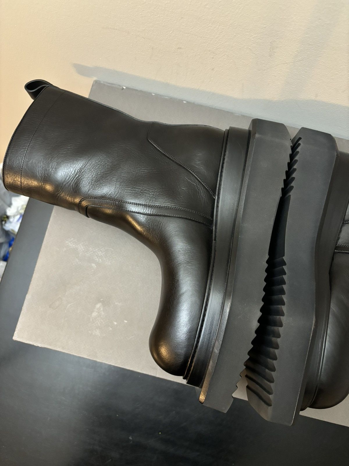 Rick Owens Rick Owens Cyclops Fogpocket Leather Boots Size US 10 / EU 43 - 3 Thumbnail