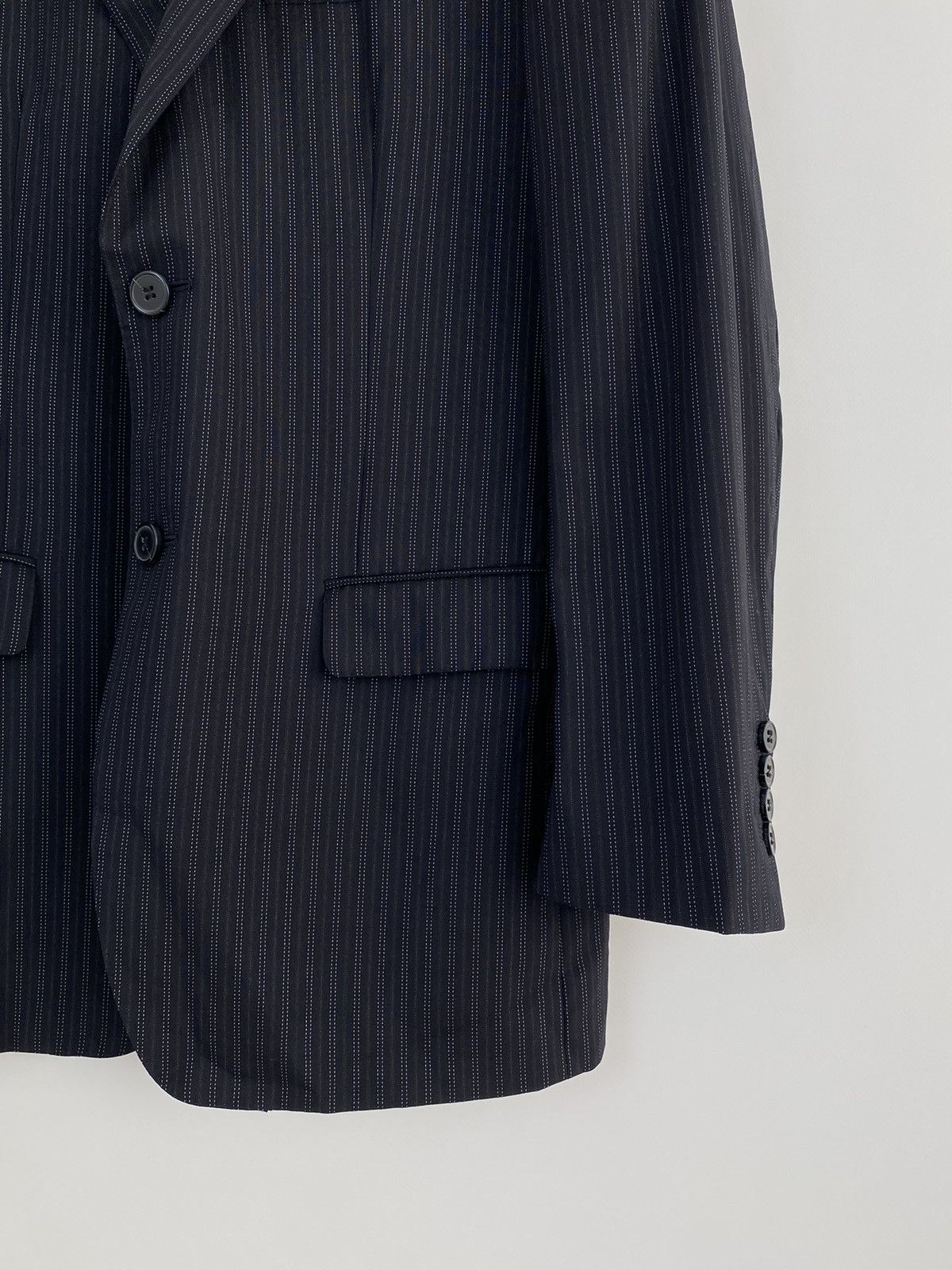 Z Zegna Z Zegna Striped Blazer Jacket Size 48R - 5 Thumbnail