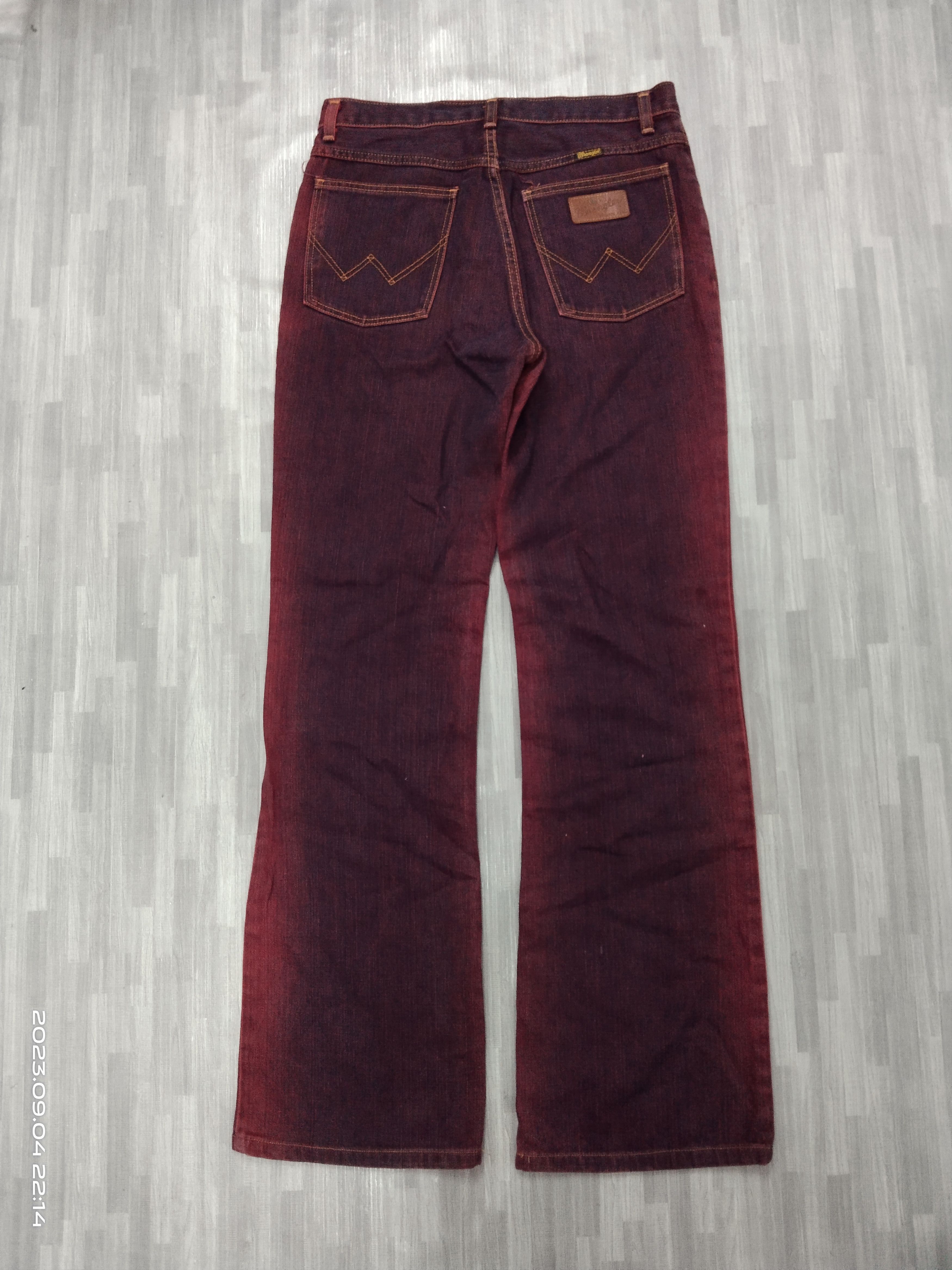 Wrangler FLARE SICK BLUE BELL WRANGLER MADE IN JAPAN Size US 29 - 3 Thumbnail