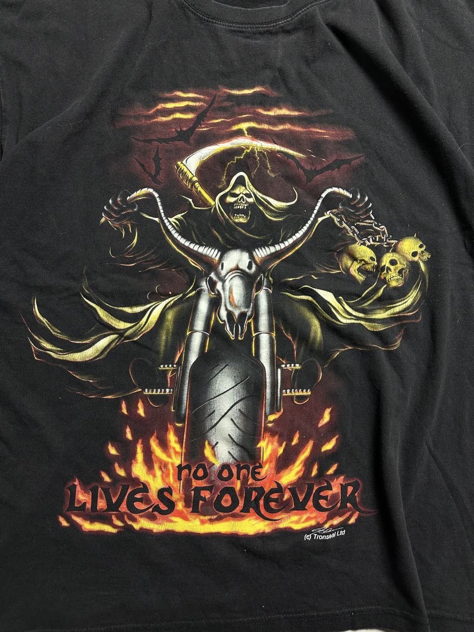 Vintage Vintage Skulls Bikers Boxy Promo T-shirt Y2K XL Size US XL / EU 56 / 4 - 5 Thumbnail