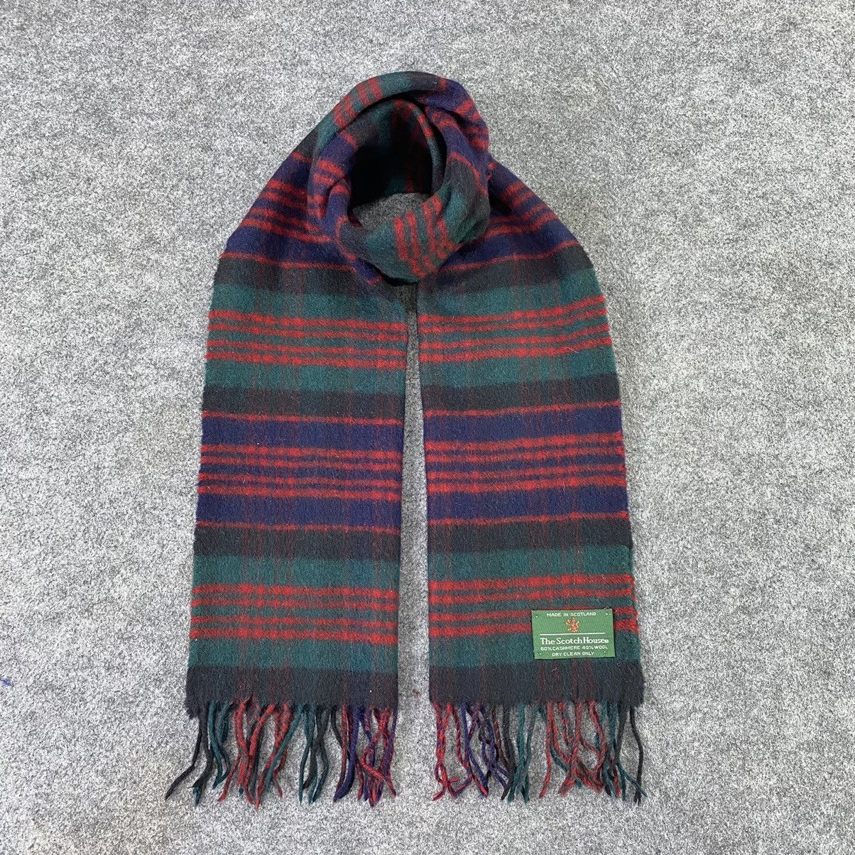 Vintage The Scotch House Scarf / Muffler / Neckwear - T1206 Size ONE SIZE - 1 Thumbnail