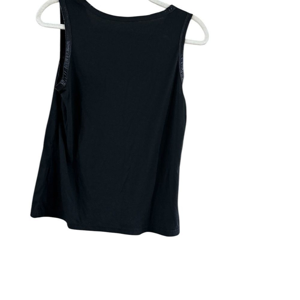 Shein Black Sleeveless V-Neck Top Size S / US 4 / IT 40 - 2 Thumbnail