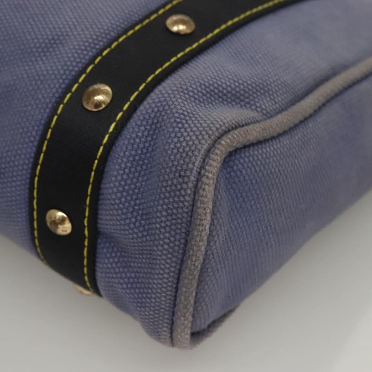 Louis Vuitton LOUIS VUITTON Antigua Cabas MM Tote Bag Blue M40087 Size ONE SIZE - 14 Thumbnail